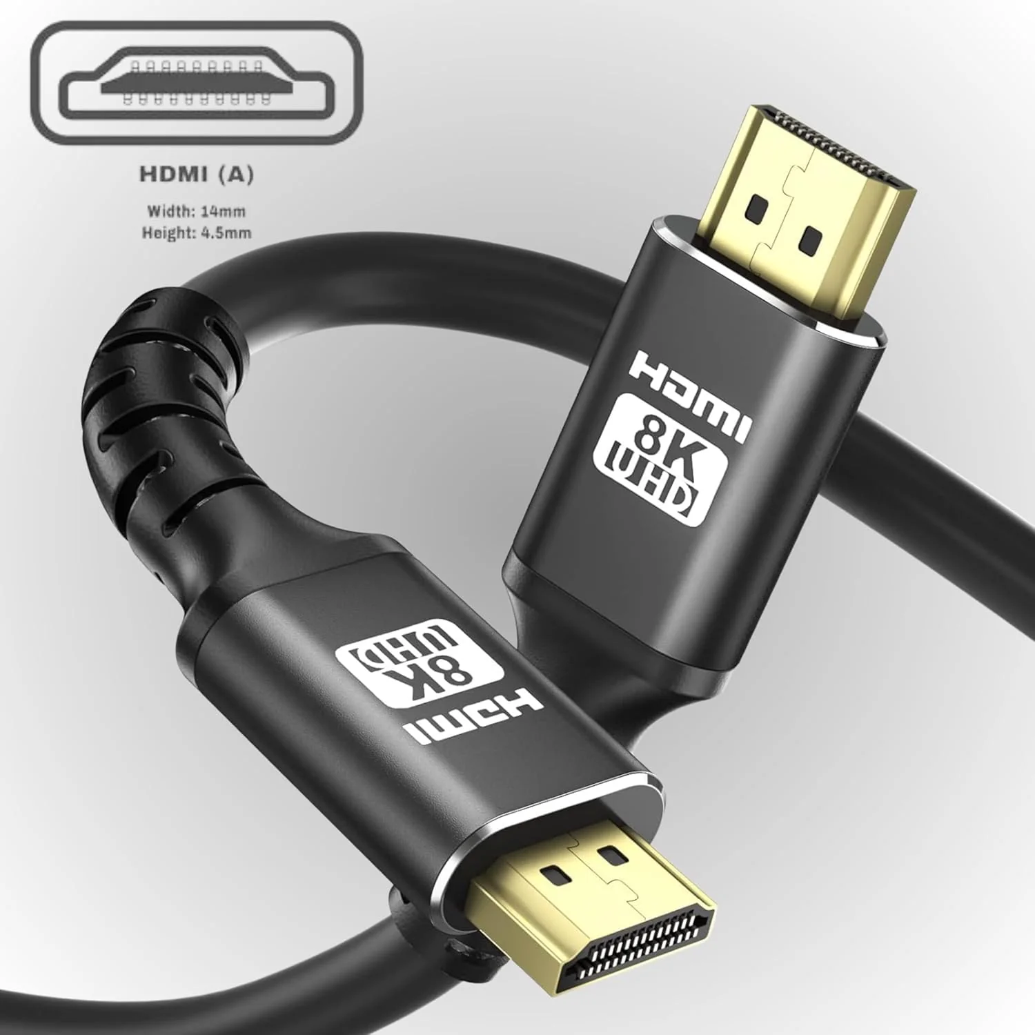 8K HDMI Cable 2.1 Durable Wire Lead 120 FPS 4K@60HZ VRR Dynamic HDR eARC 48Gbps - Image 9
