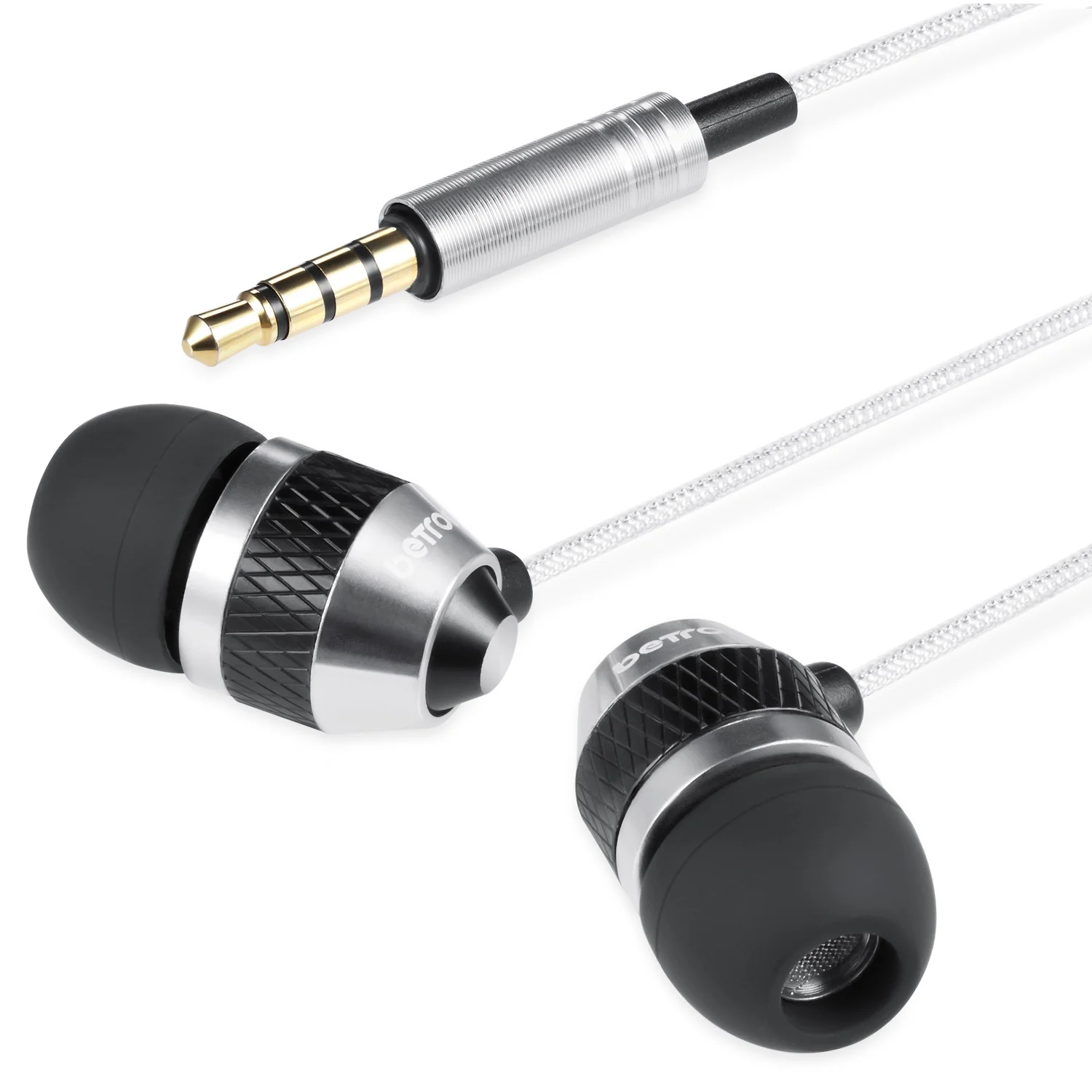 Betron B25 Noise Isolating Earphones with Volume Control Microphone Powerful Bass iPhone Samsung - Image 23
