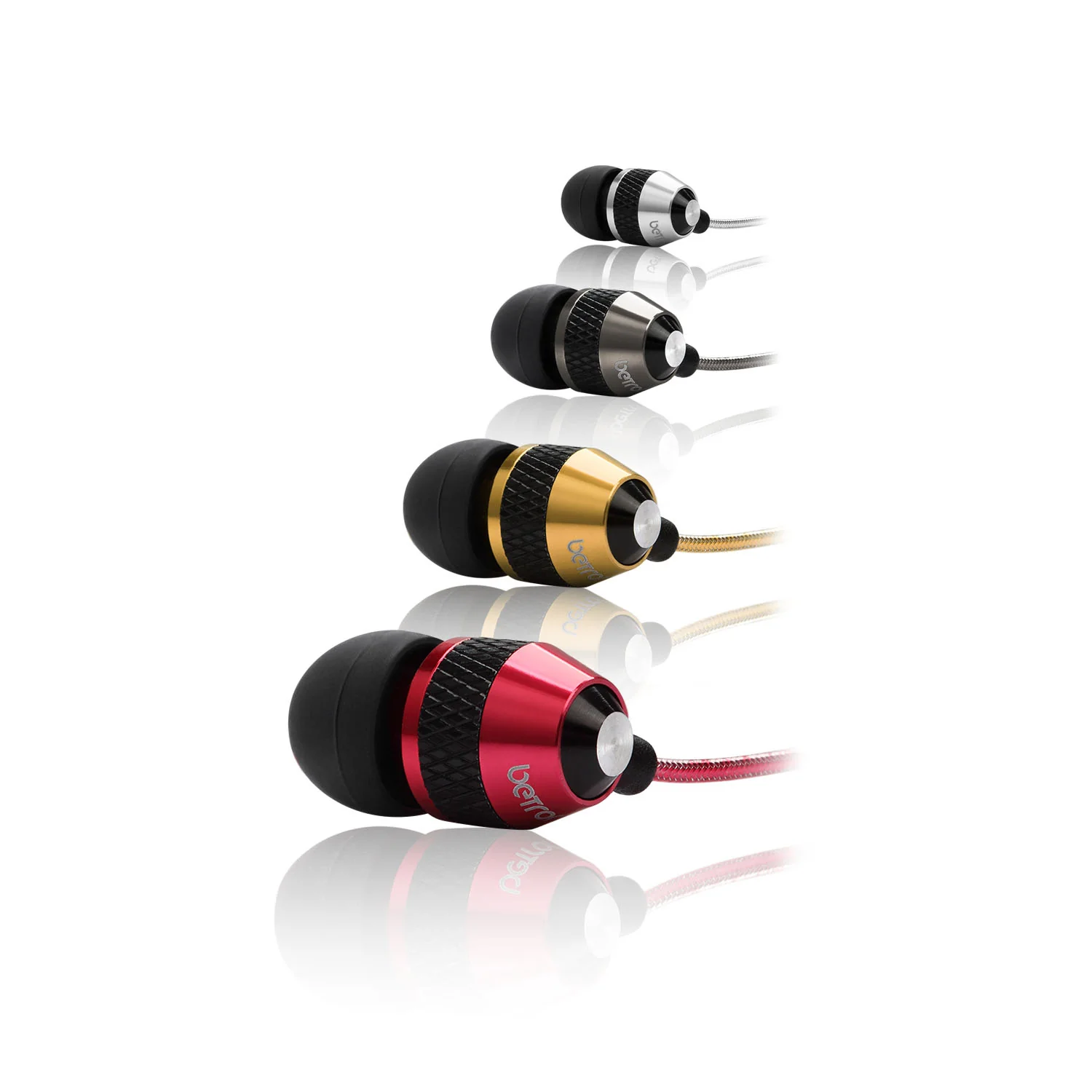 Betron B25 Noise Isolating Earphones with Volume Control Microphone Powerful Bass iPhone Samsung - Image 5