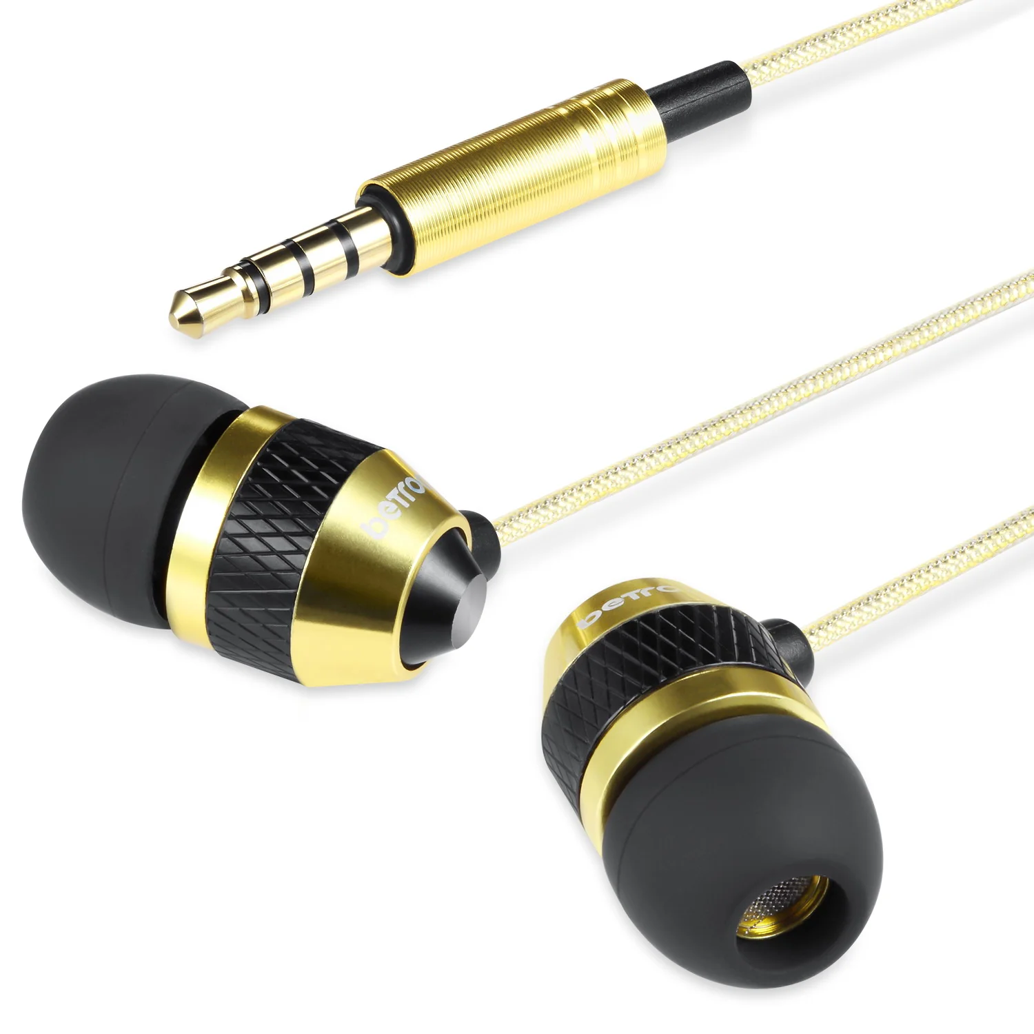 Betron B25 Noise Isolating Earphones with Volume Control Microphone Powerful Bass iPhone Samsung - Image 7