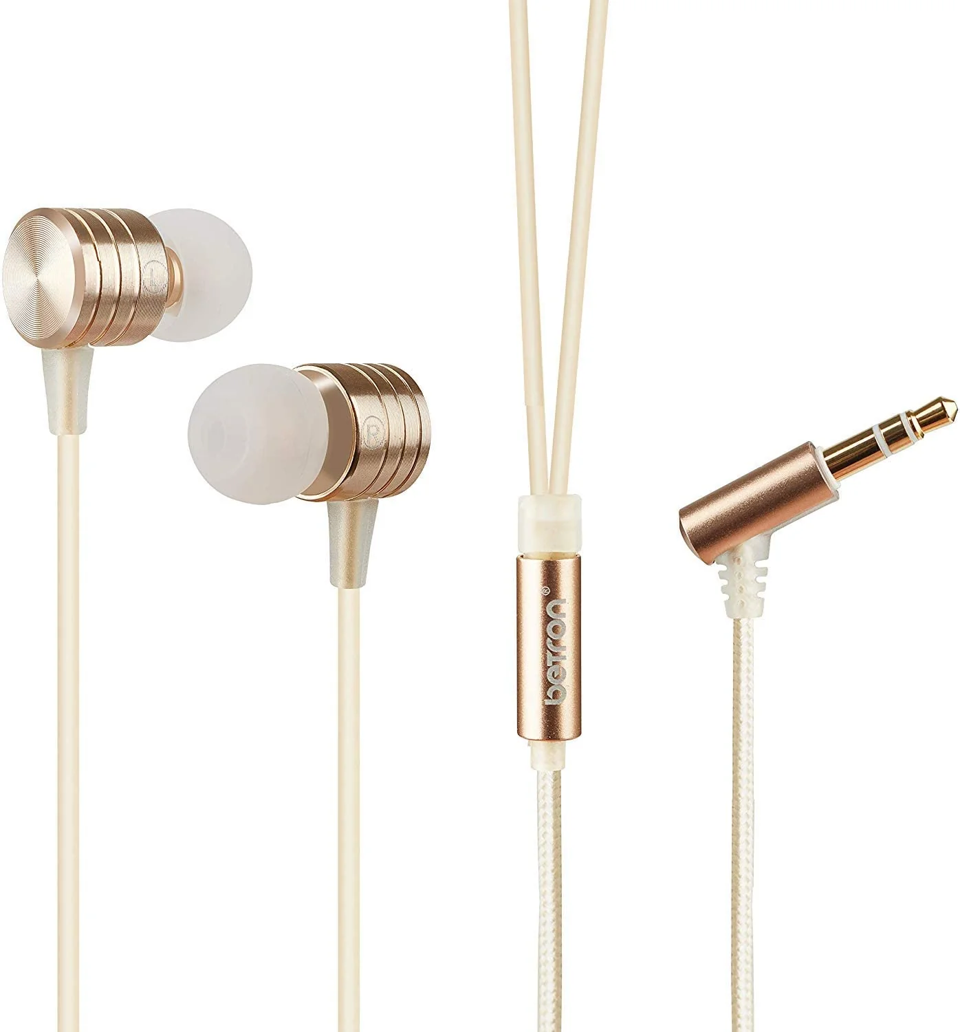 Betron B550s Earphones Noise Isolating Earbuds Heavy Deep Bass In Ear Headphone 3.5mm Audio Jack - Image 8