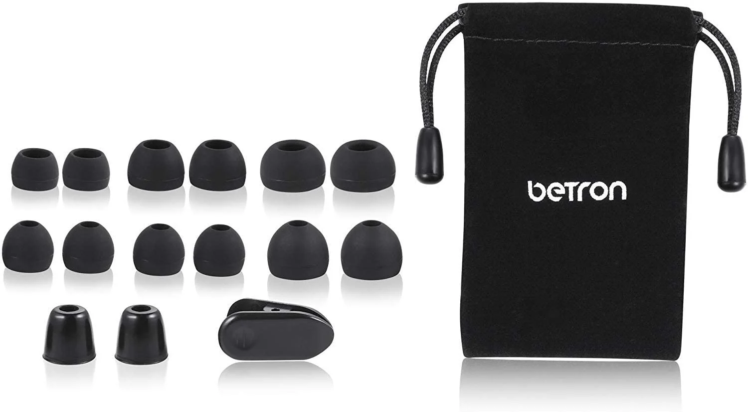 Betron B650 Earphones Noise Isolating Earbuds Heavy Deep Bass Headphones Microphone Volume Control - Image 19