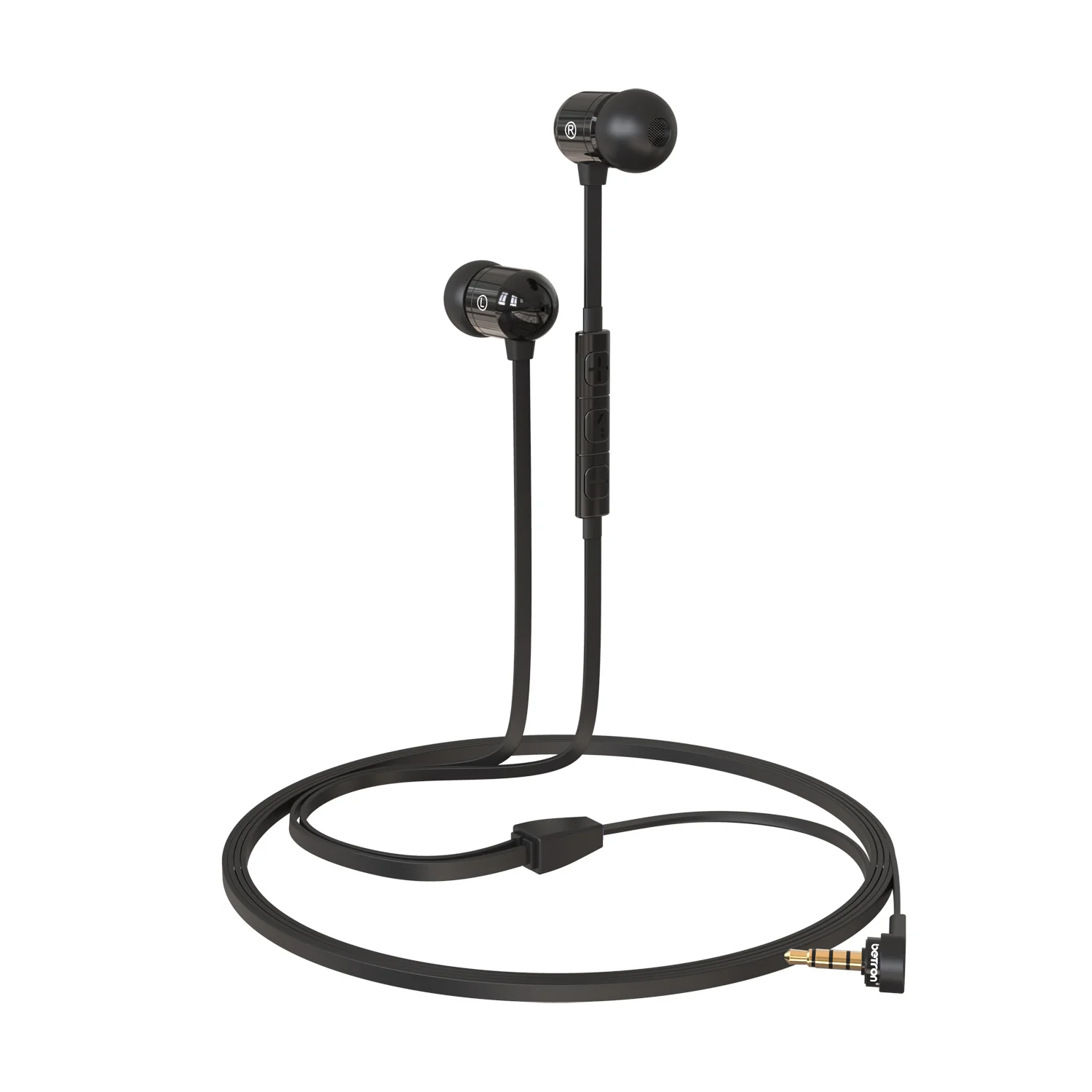 Betron B750s Earphones Microphone Volume Control In Ear Tangle Free Noise Isolating Heavy Deep Bass - Image 9