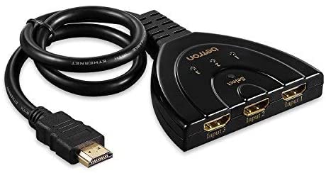 Betron 3 Way Pigtail HDMI Switch Gold Connectors Supports 4K 3D 1080P HD Plug Play Manual - Image 6