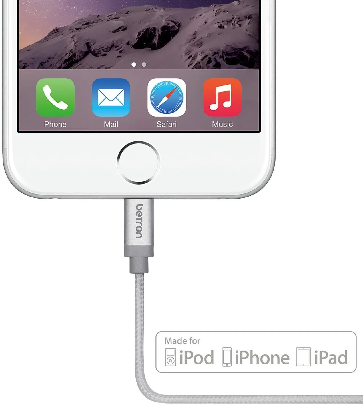 Betron Apple Certified Lightning Connector Durable Charger Cable iPhone iPad iPod iPad Mini 1Meters - Image 11