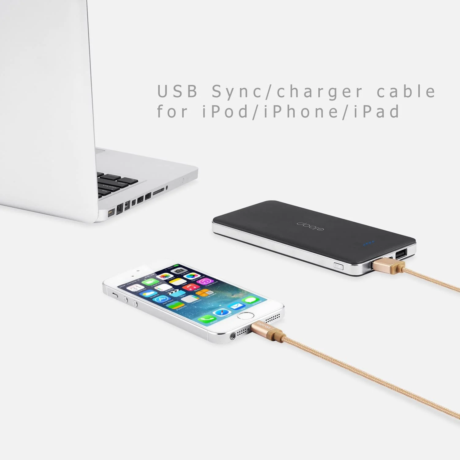 Betron Apple Certified Lightning Connector Durable Charger Cable iPhone iPad iPod iPad Mini 1Meters - Image 6