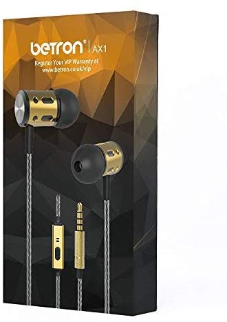 Betron AX1 Earphone with Microphone Bass Driven Sound Noise Isolating Earbuds iPhone iPad Samsung - Image 8