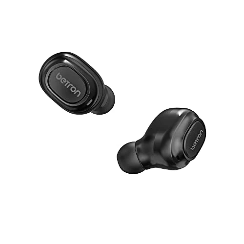 Betron BGM20 Wireless In Ear Headphones Earbuds Bluetooth TWS Earphones with Microphone and Deep Bass Compatible with Smartphones, Stereo - Image 4