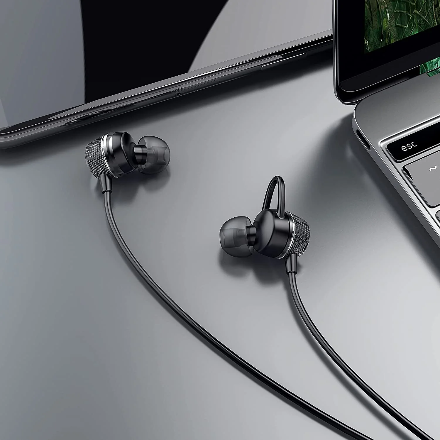 Betron BRY50U Earphones Headphones with Microphone Noise Isolating Strong Bass Wired 3.5mm Jack for Laptops Computers Tablets Smartphones - Image 7