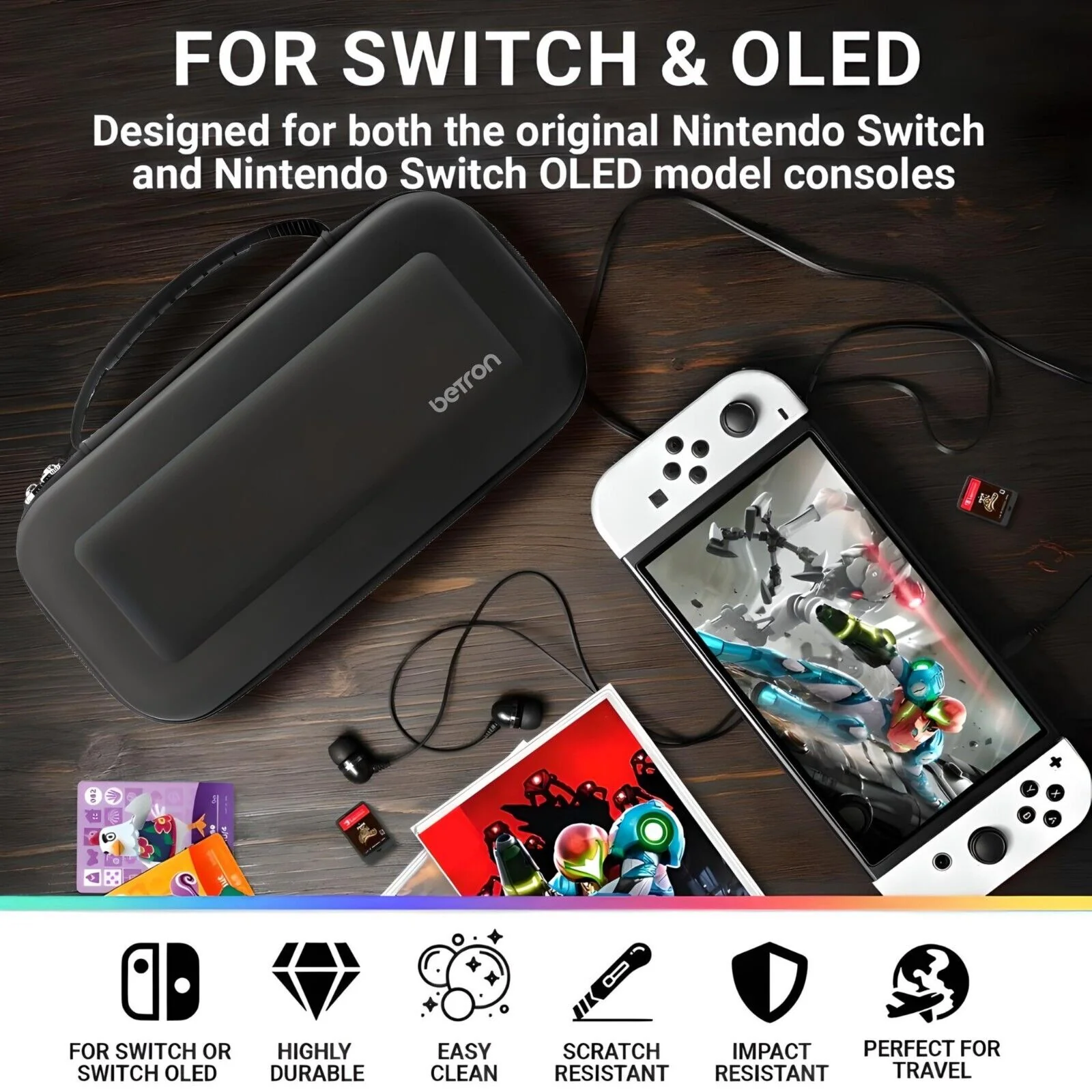 Betron Case for Nintendo Switch and Switch OLED - Image 3