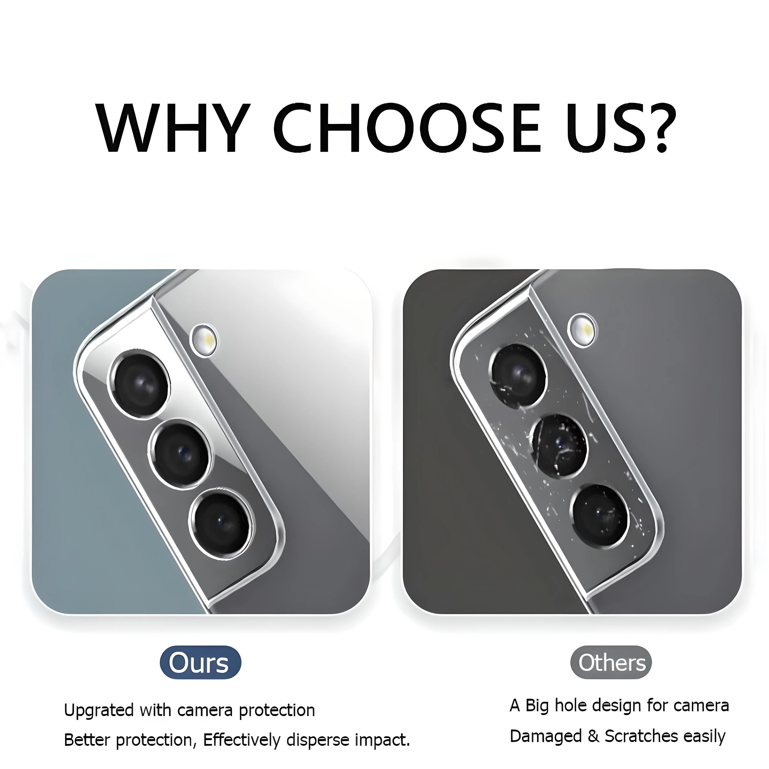 Betron Clear Silicone Case Back Cover for Samsung Galaxy S22 Plus, Anti Scratch Phone Case - Image 4