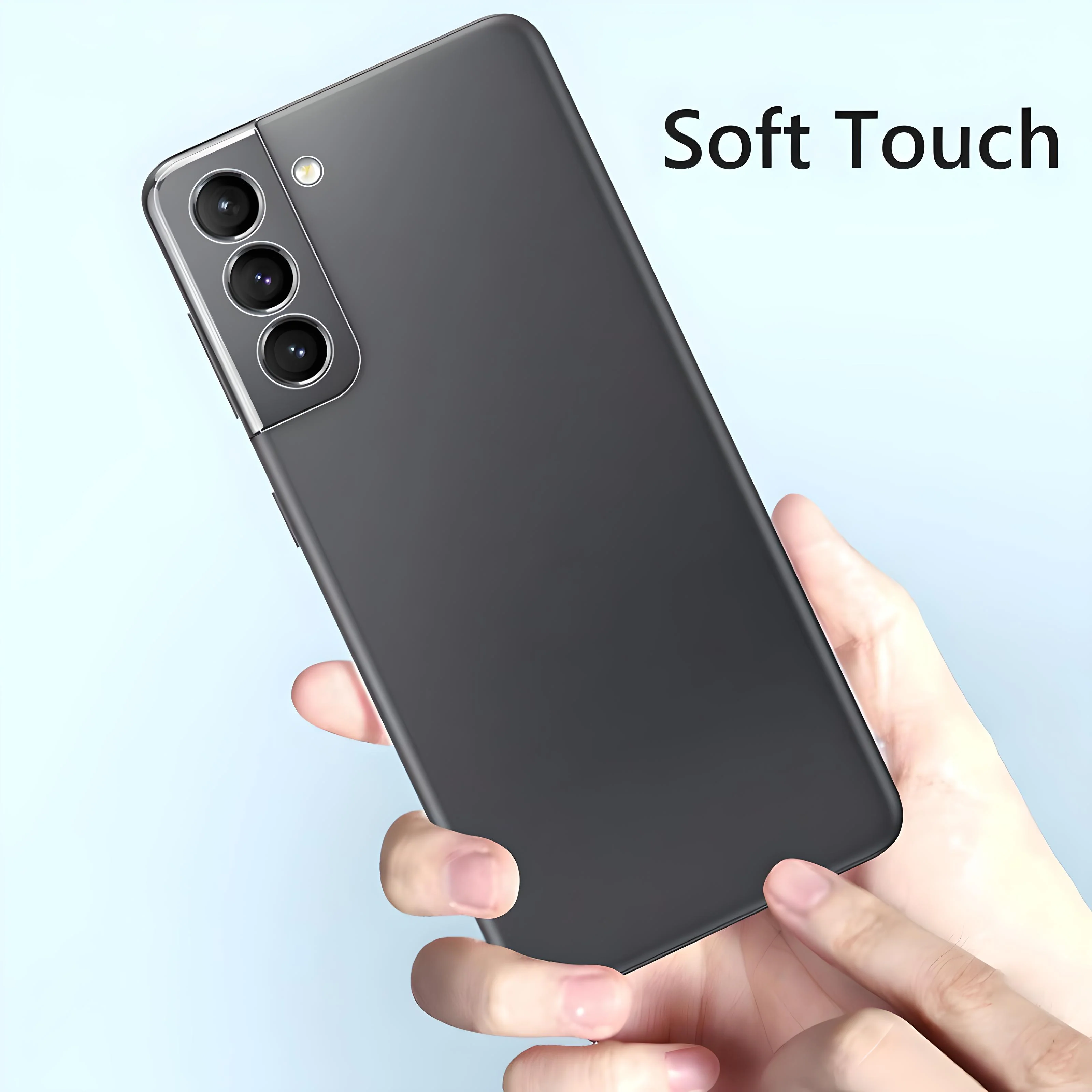 Betron Clear Silicone Case Back Cover for Samsung Galaxy S22 Plus, Anti Scratch Phone Case - Image 5