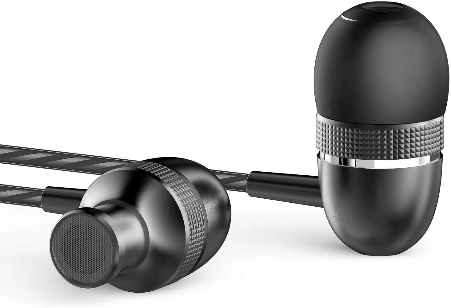 Betron In Earphones Wired Headphones with Microphone 3.5mm Jack Silicone Ear Bud Tangle-Free Cord for Tablets Computers Laptops Smartphones iPad iPod - Image 7