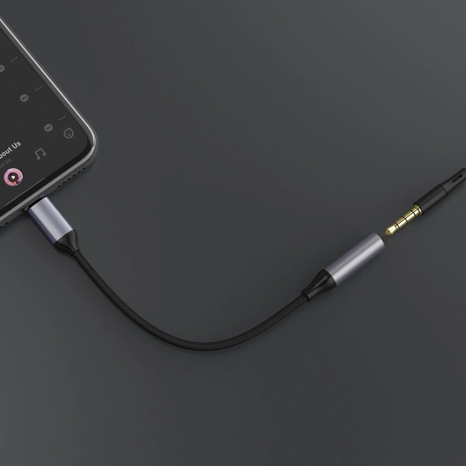 Betron iPhone 8 Pin to 3.5mm AUX Adapter - High-Quality Audio Solution - Image 2