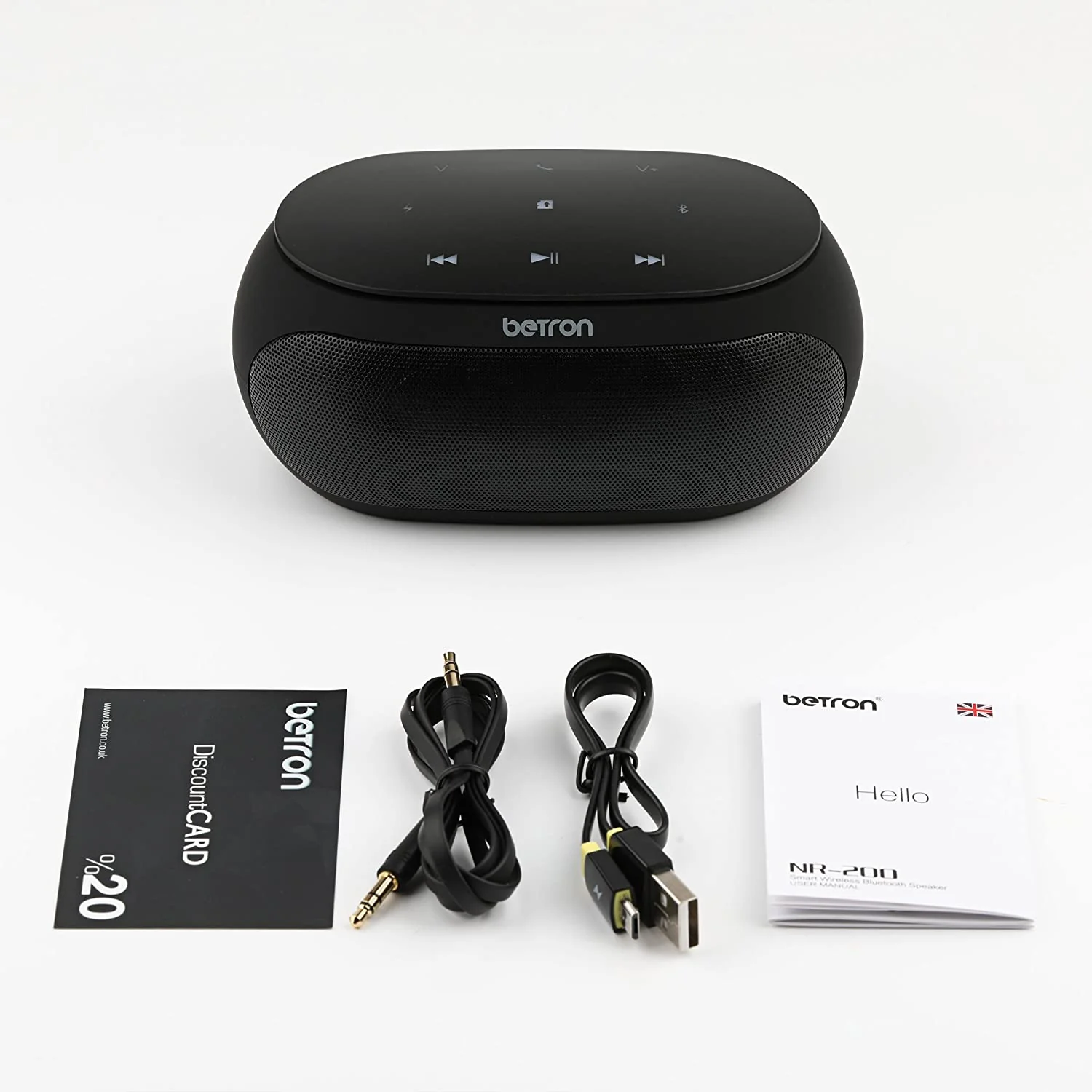 Betron NR200 Bluetooth Wireless Speaker Stereo Sound Clean Bass Powerful Volume for iPhone Samsung - Image 8