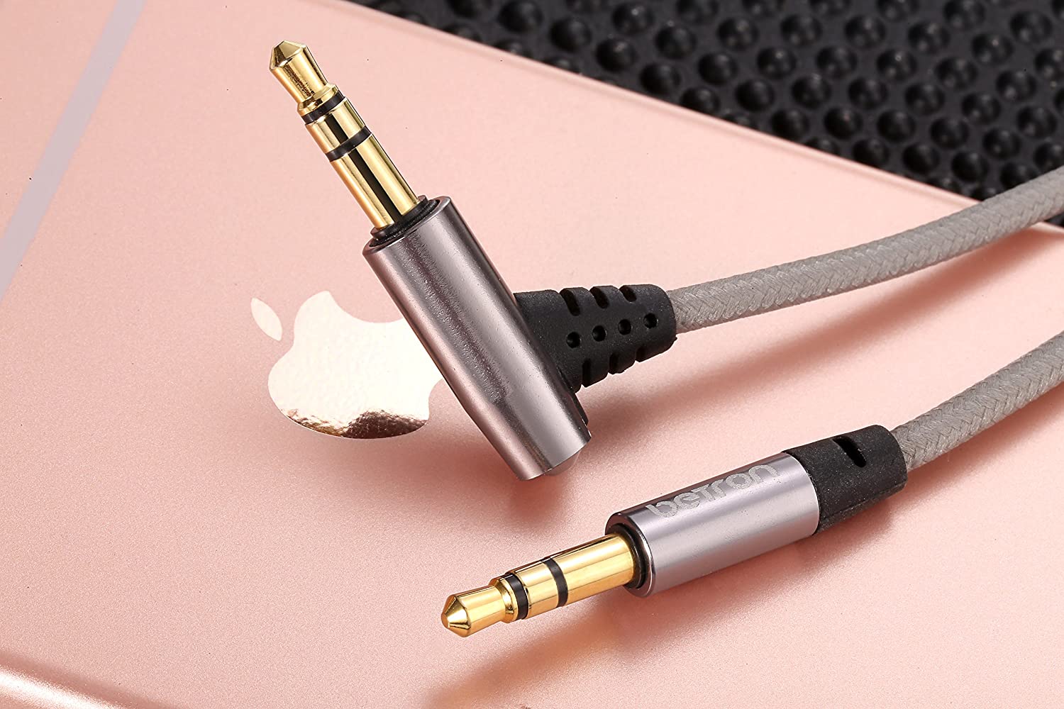 Betron Nylon Braided Premium 3.5mm Auxiliary Aux Cable Audio Jack Cord Line - Image 9