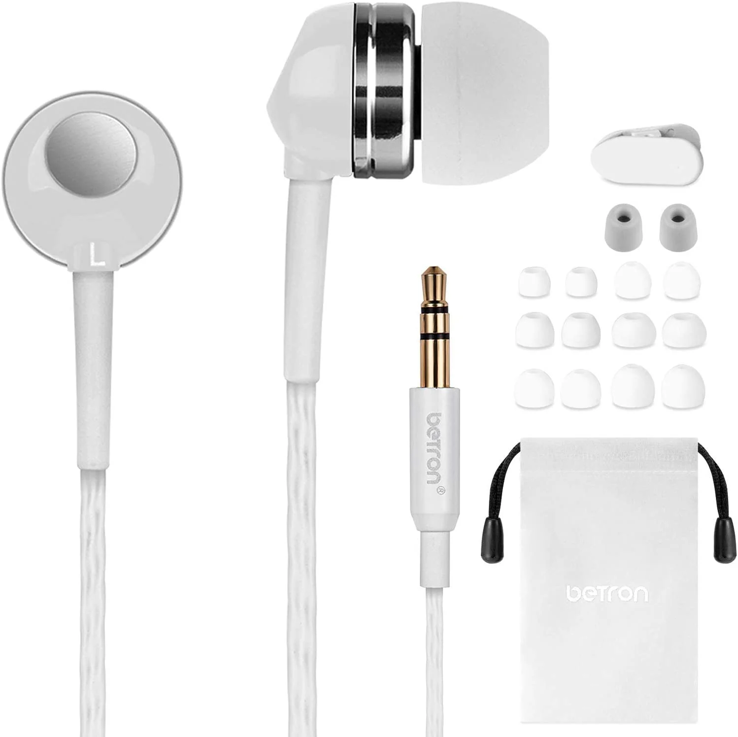 Betron RK300 In-Ear Sport Earphone, Deep Bass and High Sensitivity for iPhone, iPad and Mp3 Players - Image 2