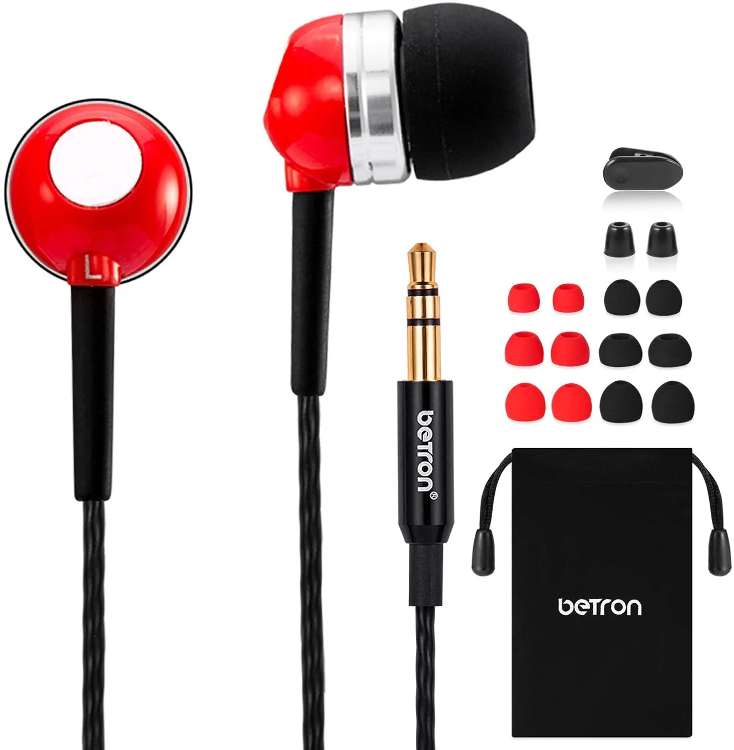 Betron RK300 In-Ear Sport Earphone, Deep Bass and High Sensitivity for iPhone, iPad and Mp3 Players - Image 4