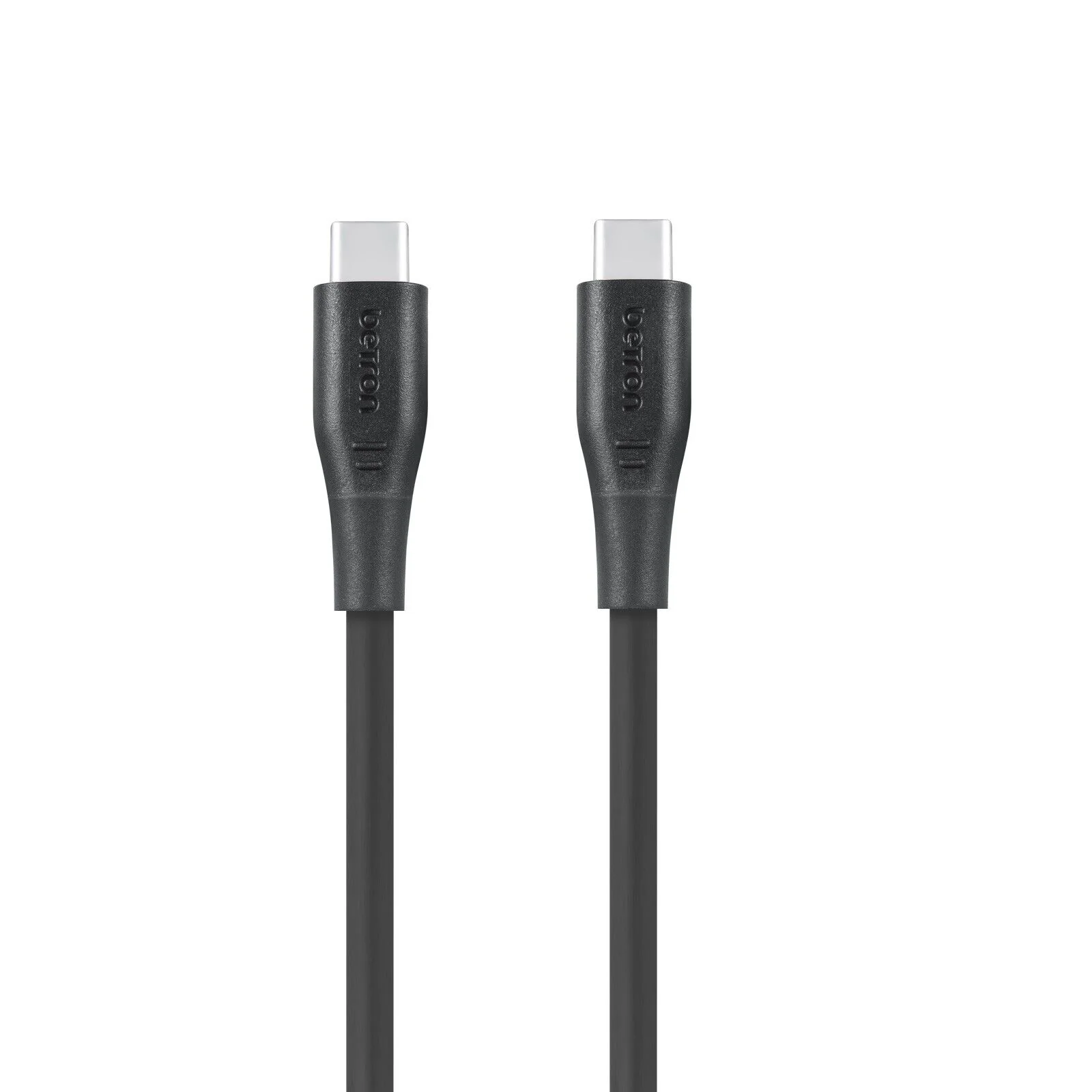 Betron USB-C To Type C Cable, Fast Charge Data Transfer Heavy Duty - 0.5 m, 1 m, 2 m, Black or White - Image 3