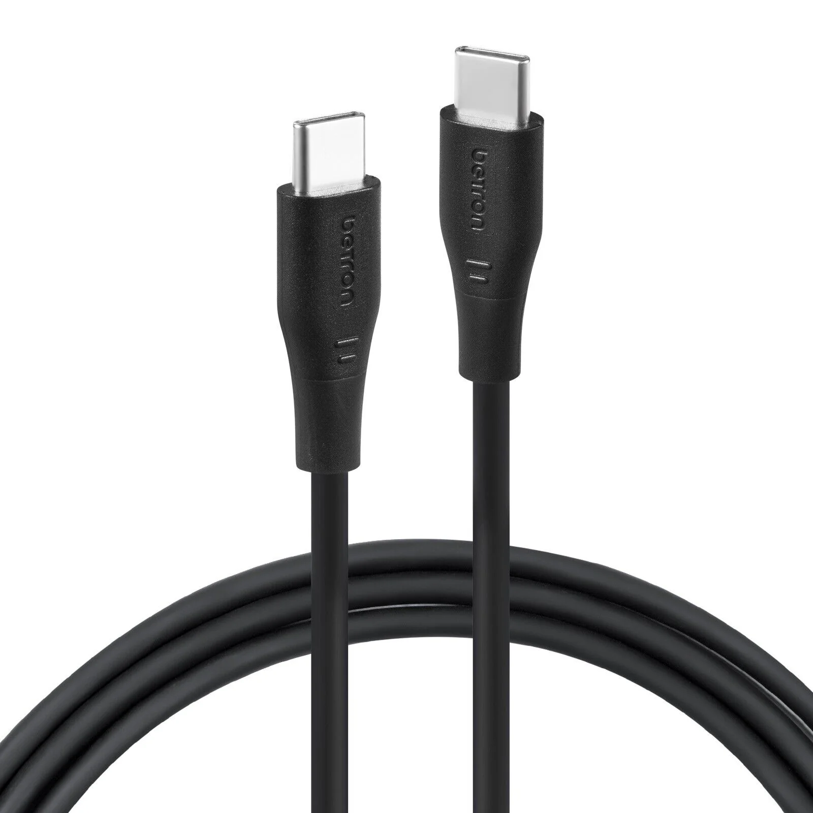 Betron USB-C To Type C Cable, Fast Charge Data Transfer Heavy Duty - 0.5 m, 1 m, 2 m, Black or White - Image 5