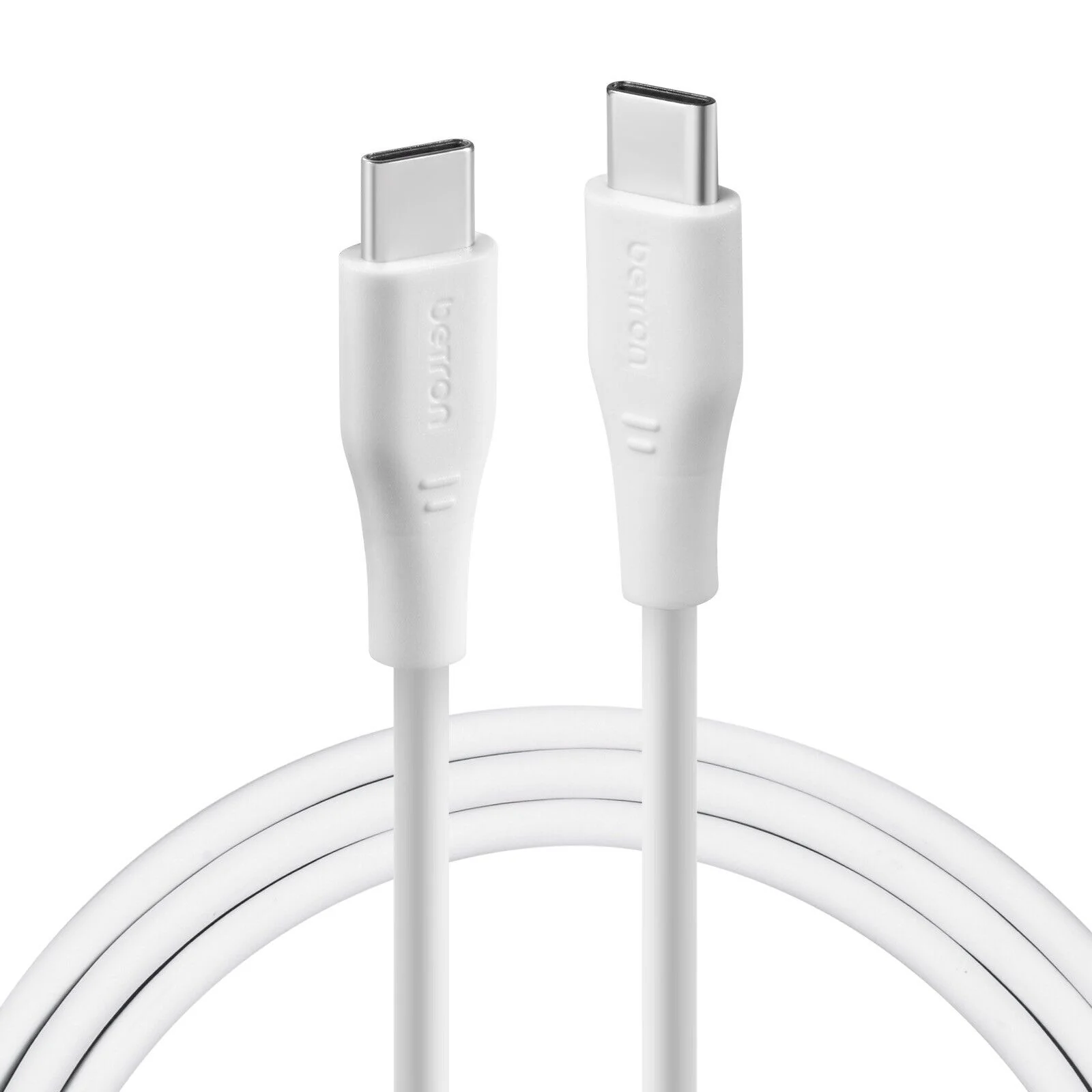 Betron USB-C To Type C Cable, Fast Charge Data Transfer Heavy Duty - 0.5 m, 1 m, 2 m, Black or White - Image 6