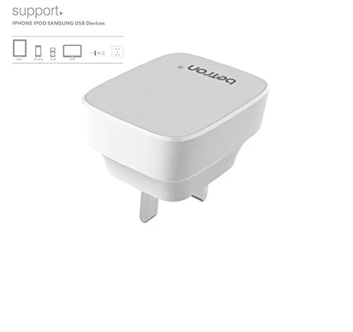 Betron USB Plug Charger Mains Charging Adapter Socket Fast 3 Ports 3.4A for Samsung Galaxy Phone iPhone Sony Xperia - Image 4