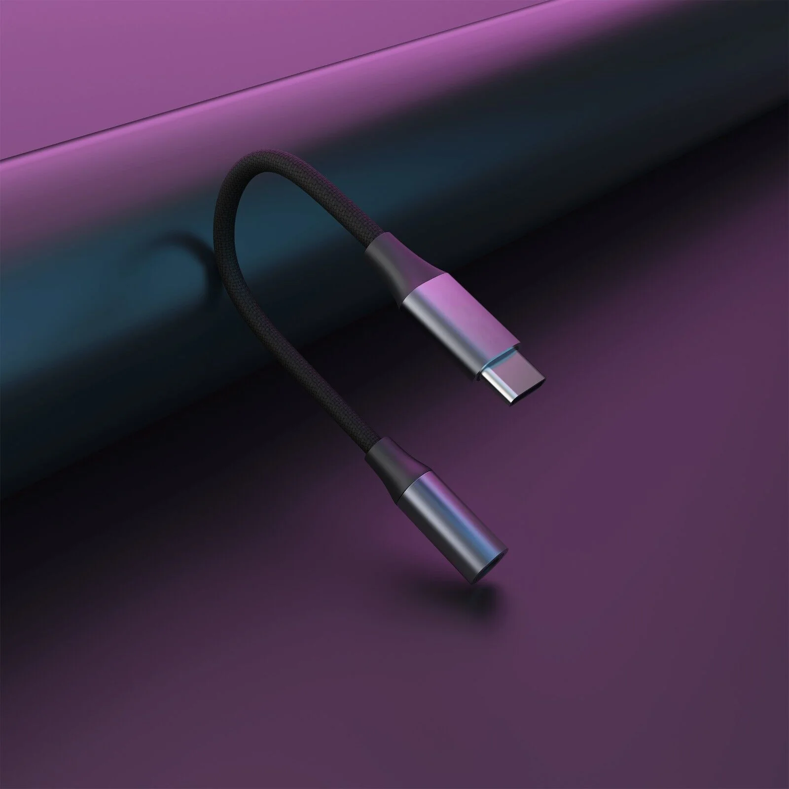 Betron USB Type C Adapter to 3.5mm AUX Audio Headphone Jack Android Mac Devices - Image 3