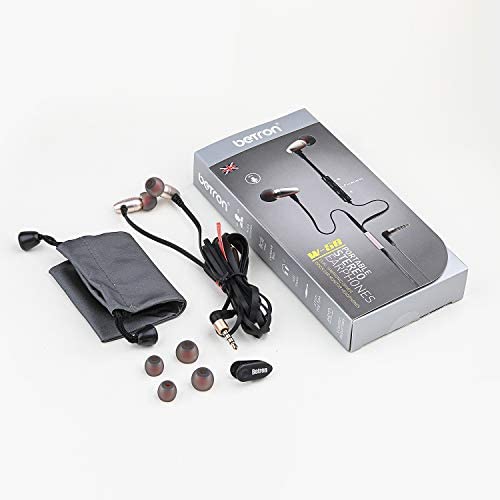 Betron W58 Noise Isolating in-ear Headphones Earphones with Microphone and Remote Control - Image 7