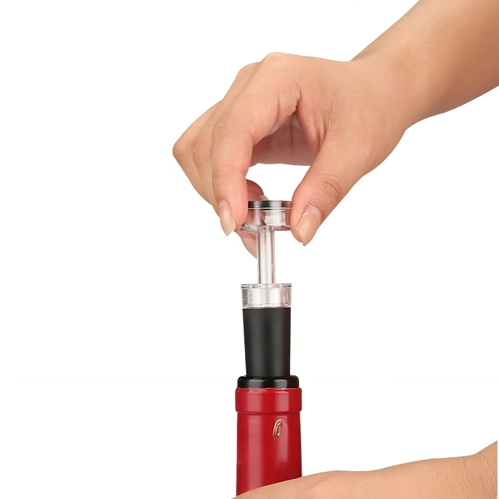 Betron Wine Stopper and Pourer with Bottle Opener, 3 Piece Gift Set - Image 4