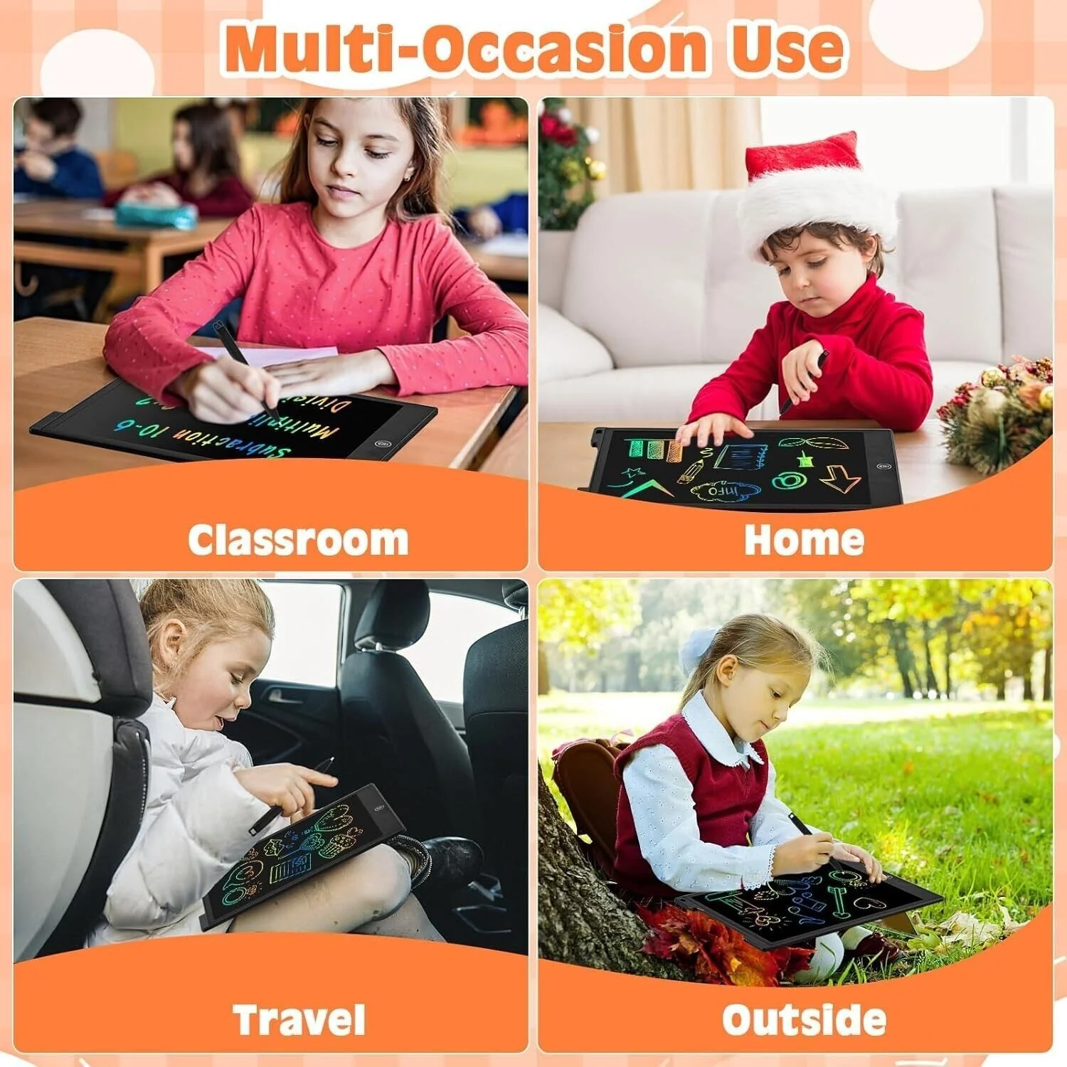 Betron Writing Board, 9.7 Inch Doodle Board, Drawing Tablet for Kids - Image 5