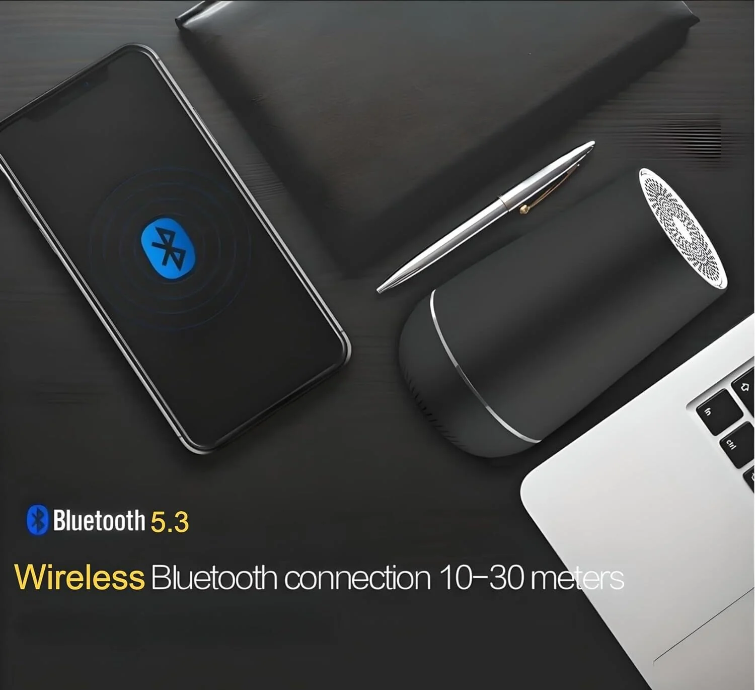 Betron Y5 Wireless Bluetooth Speaker, Black, 8-Hour Battery, TWS Stereo, Portable - Image 5