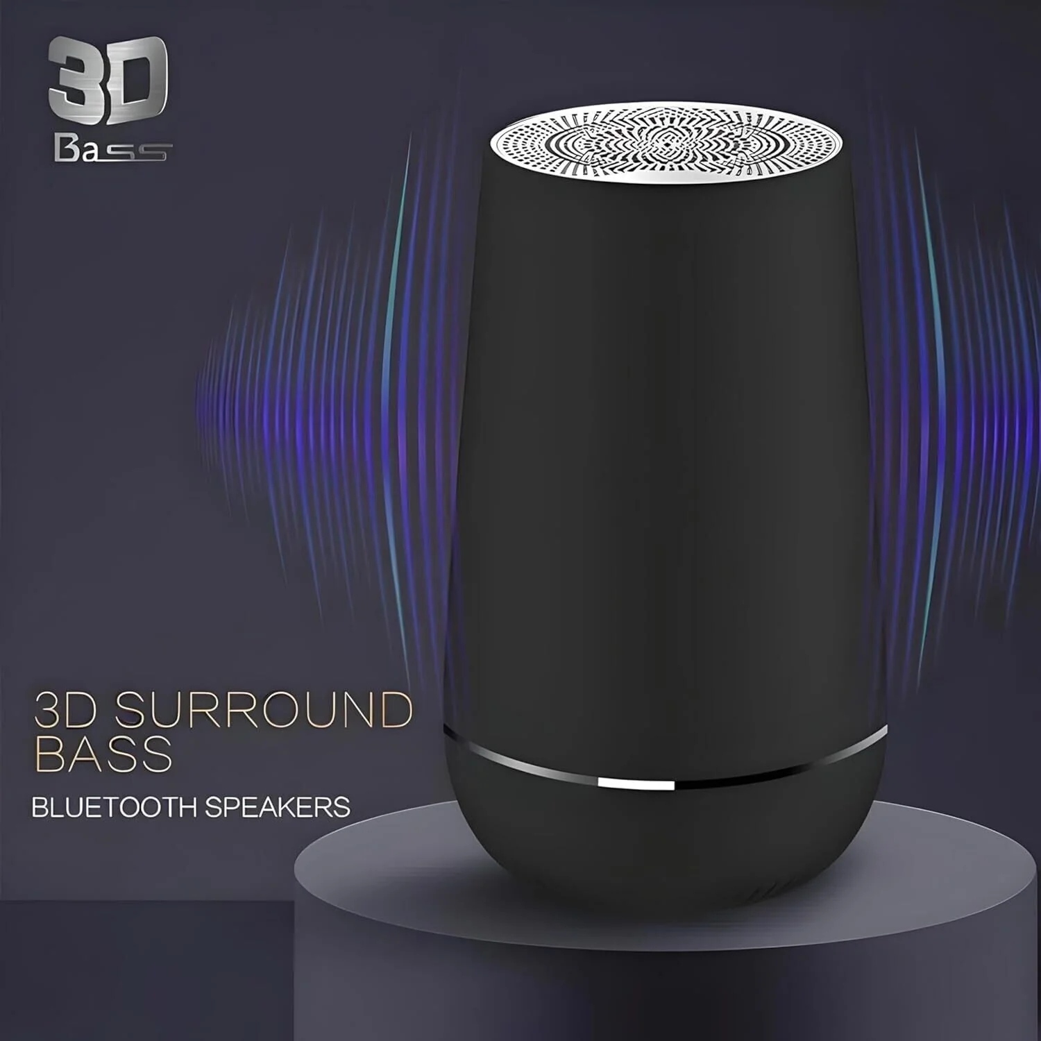 Betron Y5 Wireless Bluetooth Speaker, Black, 8-Hour Battery, TWS Stereo, Portable - Image 9