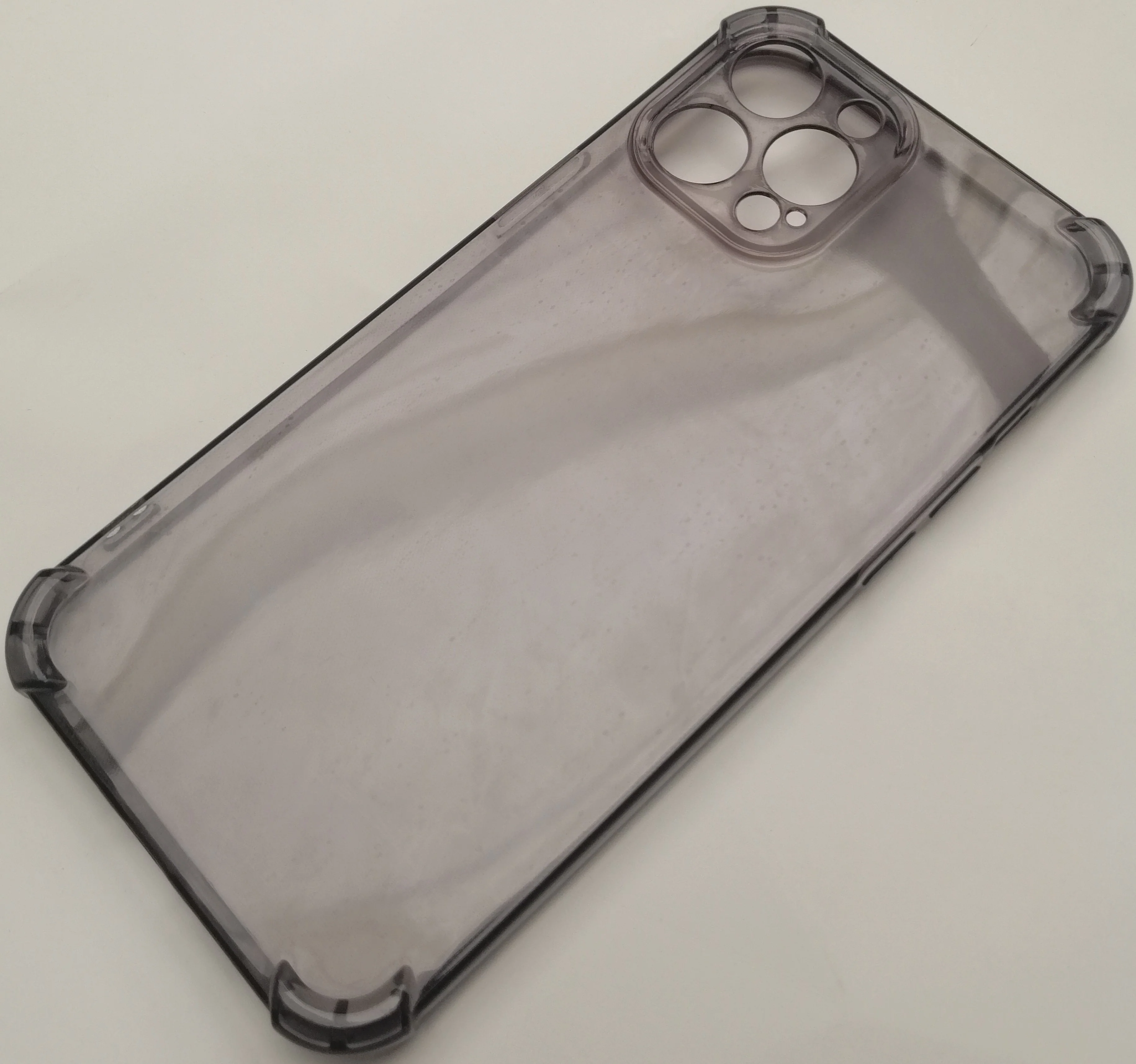 Case For Iphone 12 Pro Max Transparent with Bumper & Camera Protection - Image 2