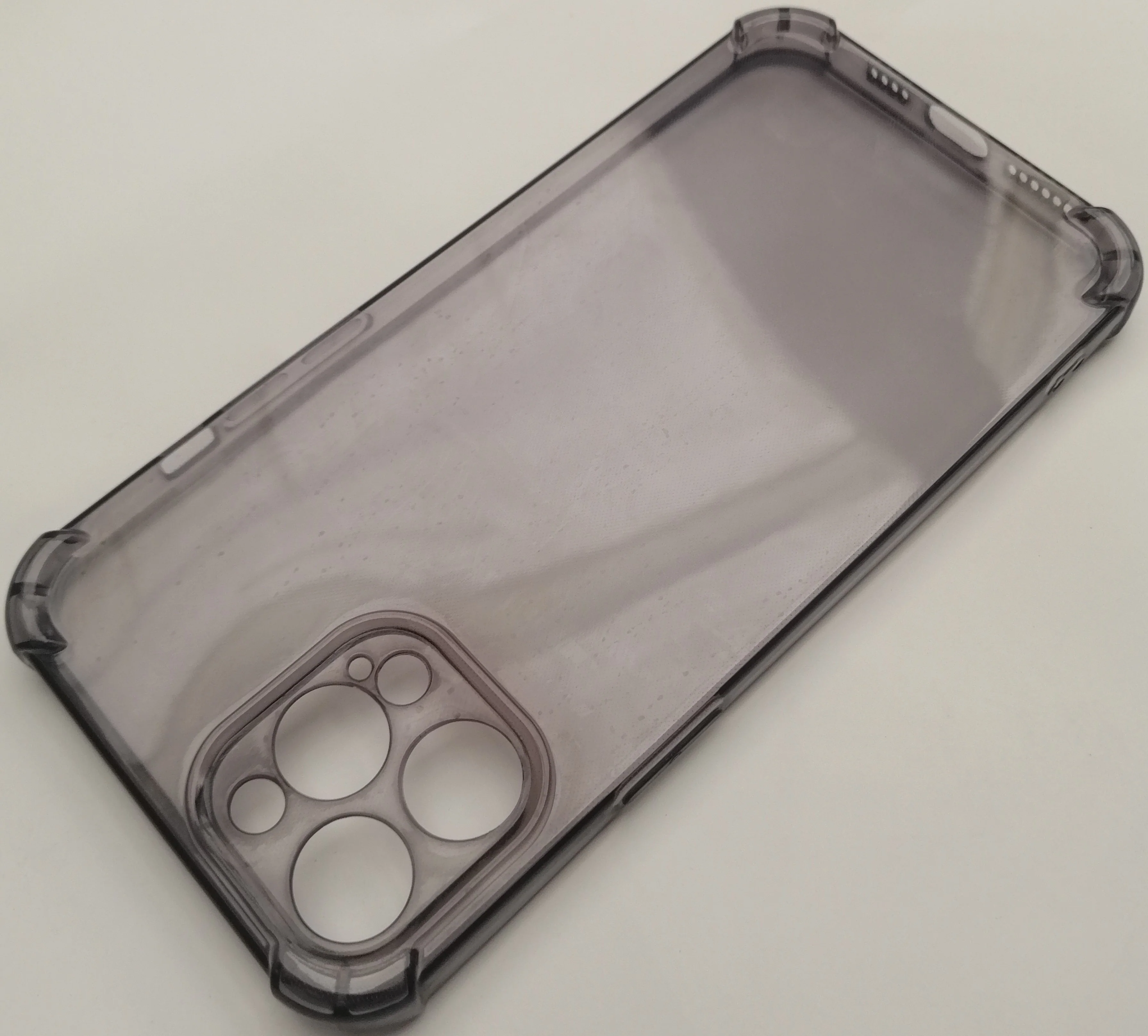 Case For Iphone 12 Pro Max Transparent with Bumper & Camera Protection - Image 3