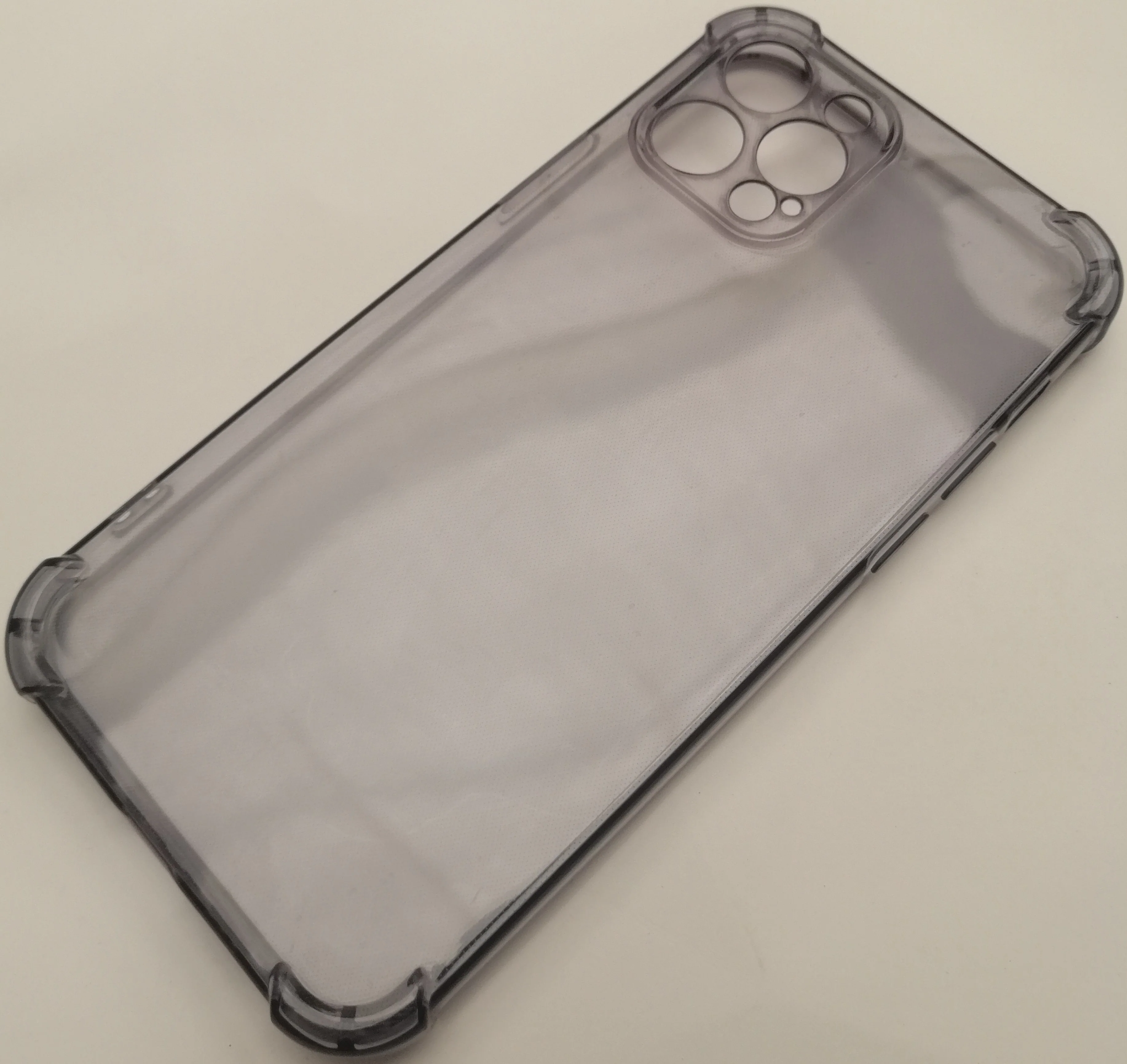 Case For Iphone 12 Pro Transparent with Bumper & Camera Protection - Image 2