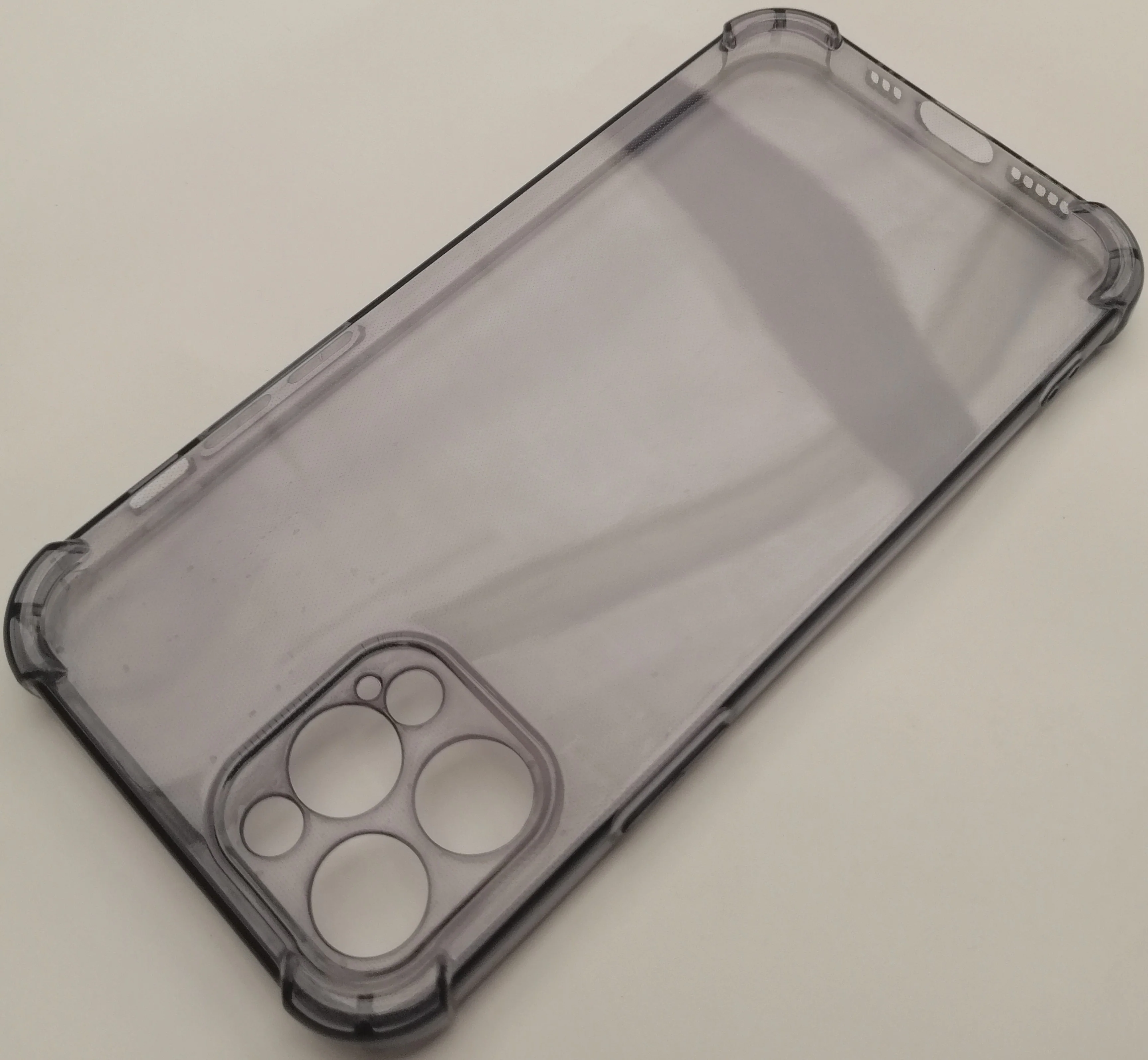 Case For Iphone 12 Pro Transparent with Bumper & Camera Protection - Image 3