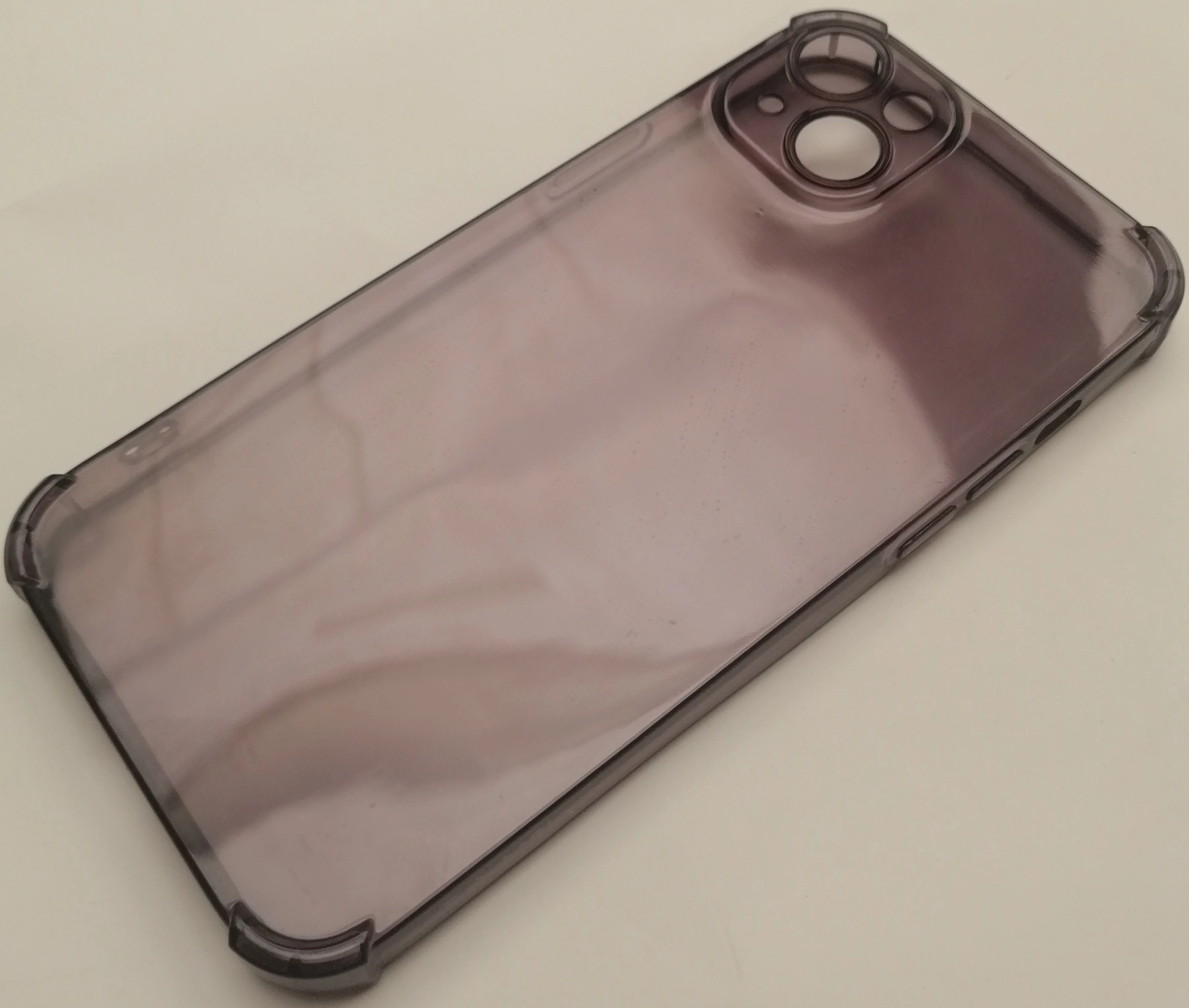 Case For Iphone 14 Plus Transparent with Bumper & Camera Protection - Image 2