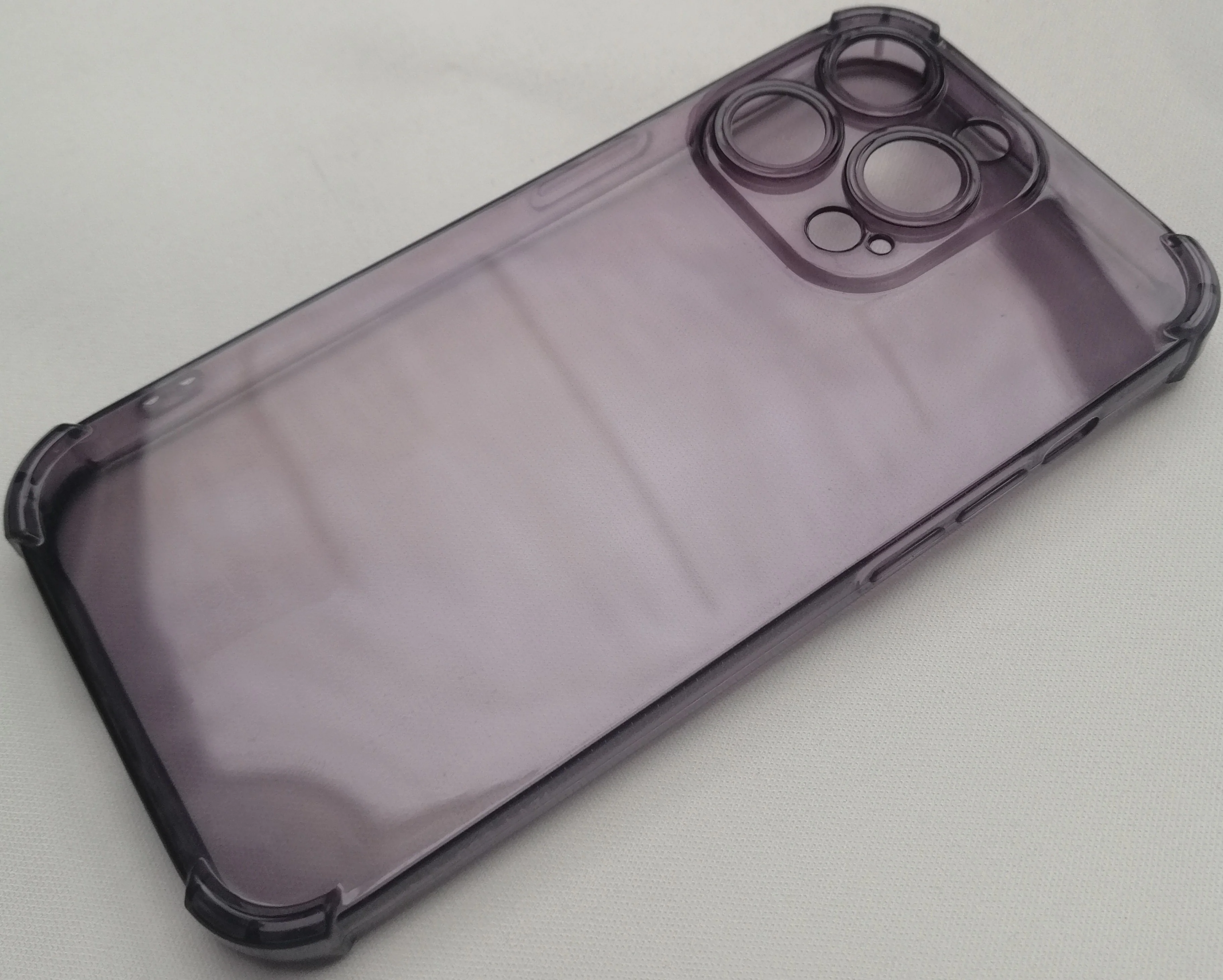 Case For Iphone 14 Pro Transparent with Bumper & Camera Protection - Image 2