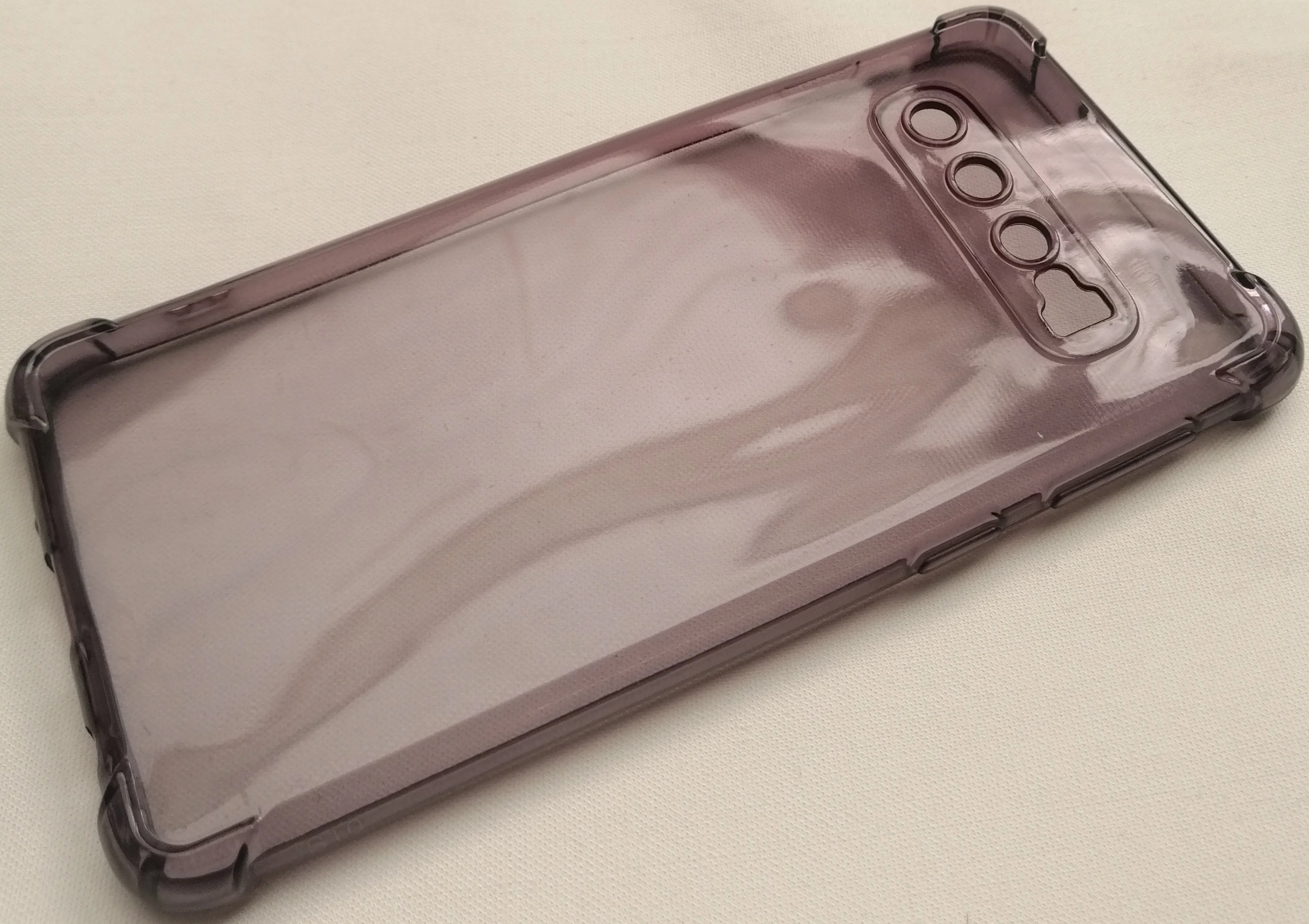 Case For Samsung S10 Transparent with Bumper & Camera Protection - Image 2
