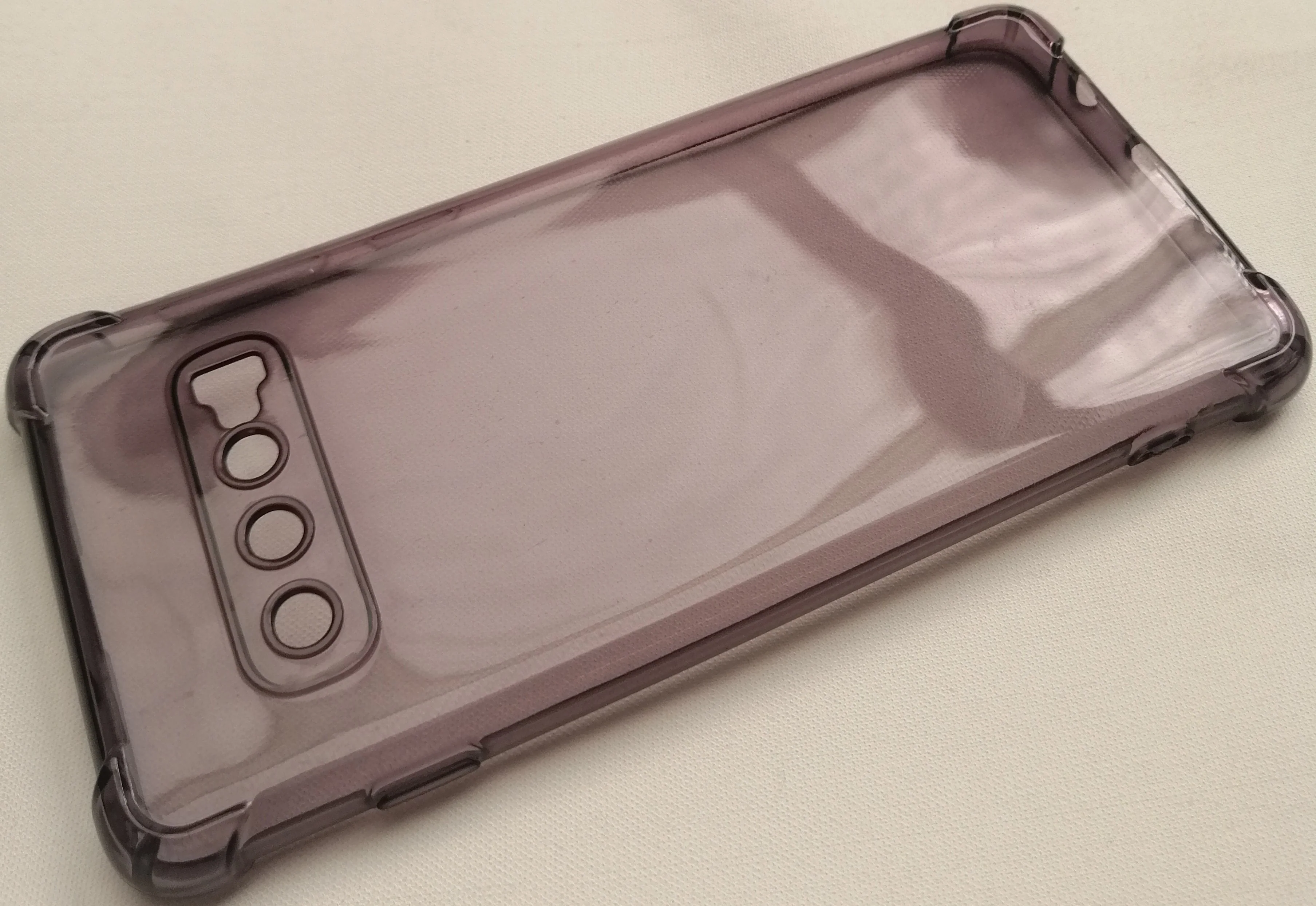 Case For Samsung S10 Transparent with Bumper & Camera Protection - Image 3