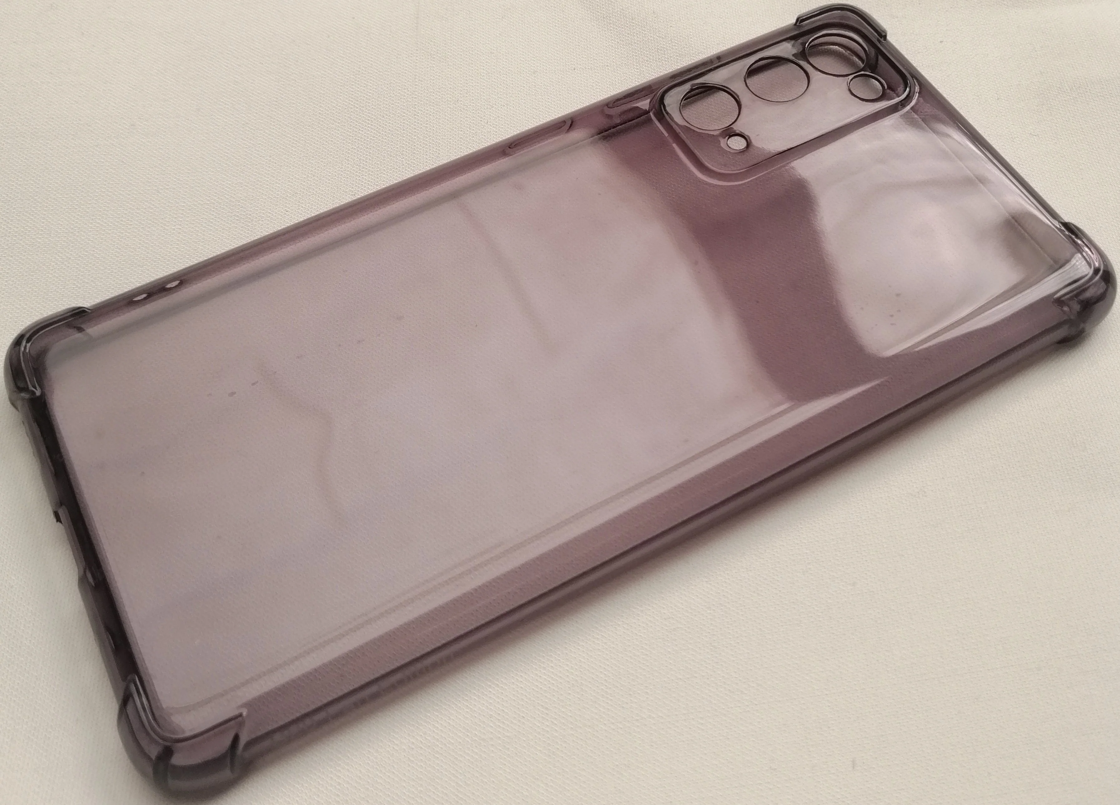 Case For Samsung S20 FE Transparent with Bumper & Camera Protection - Image 2