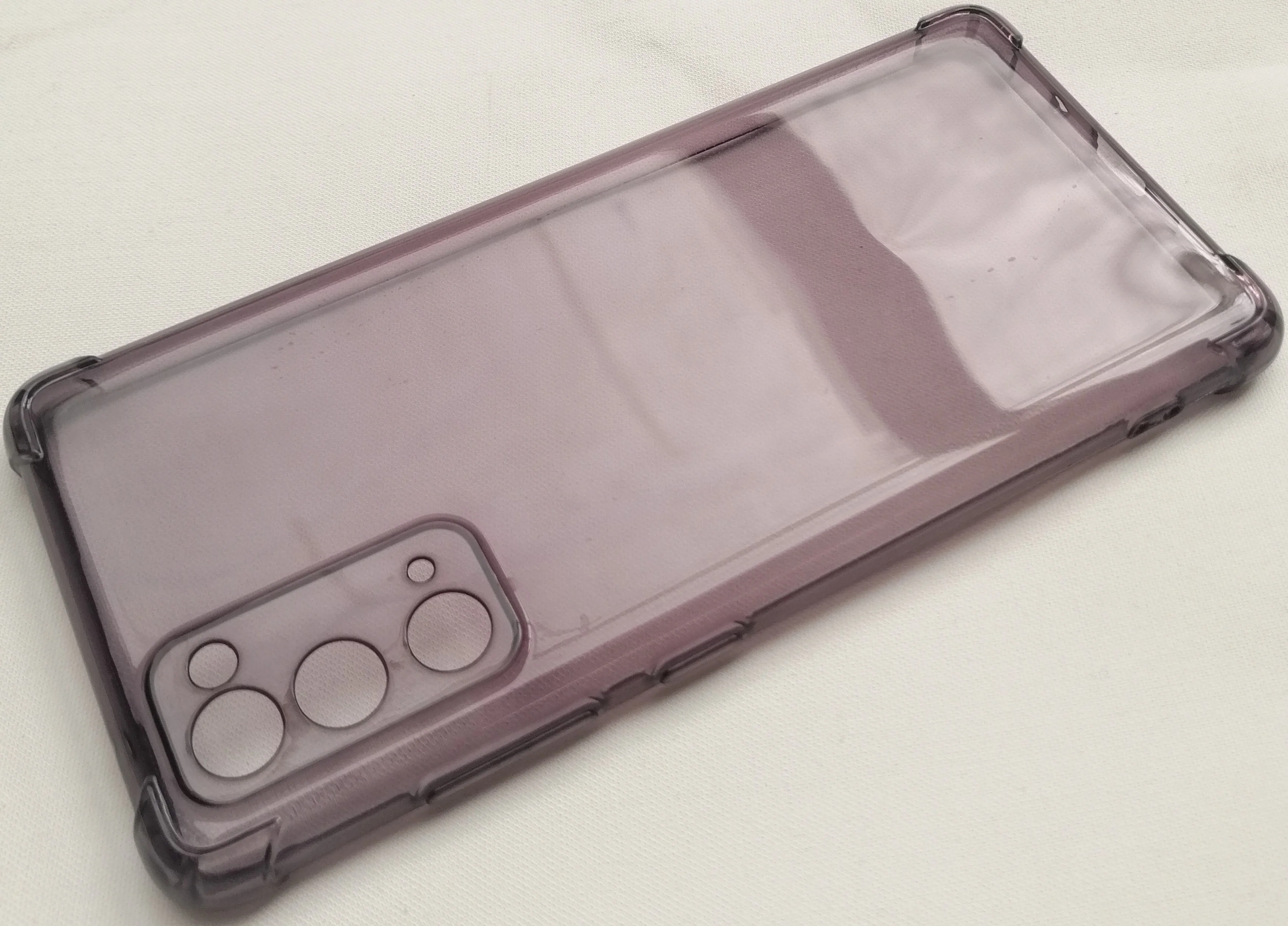 Case For Samsung S20 FE Transparent with Bumper & Camera Protection - Image 3