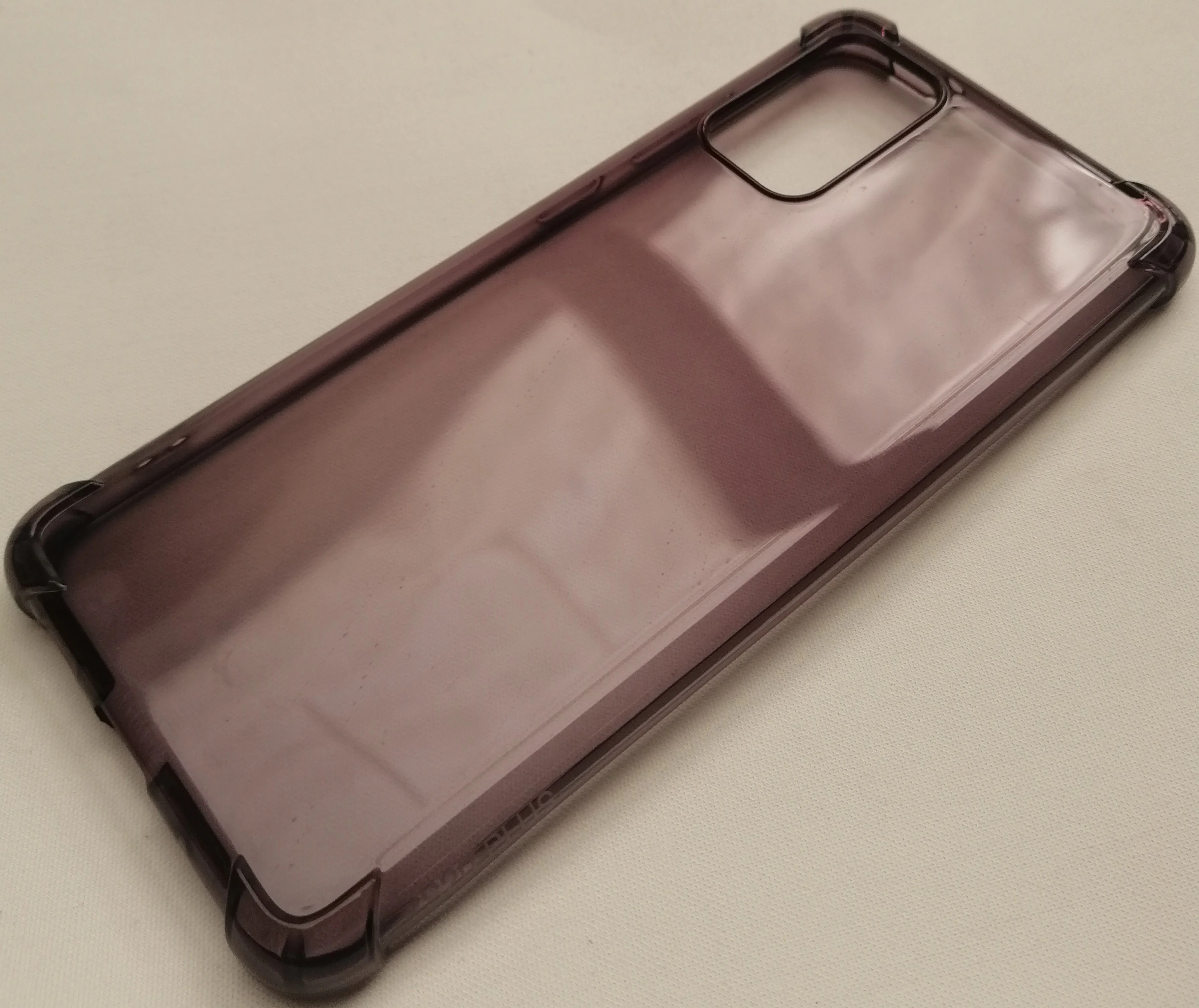 Case For Samsung S20 PLUS Transparent with Bumper & Camera Protection - Image 2