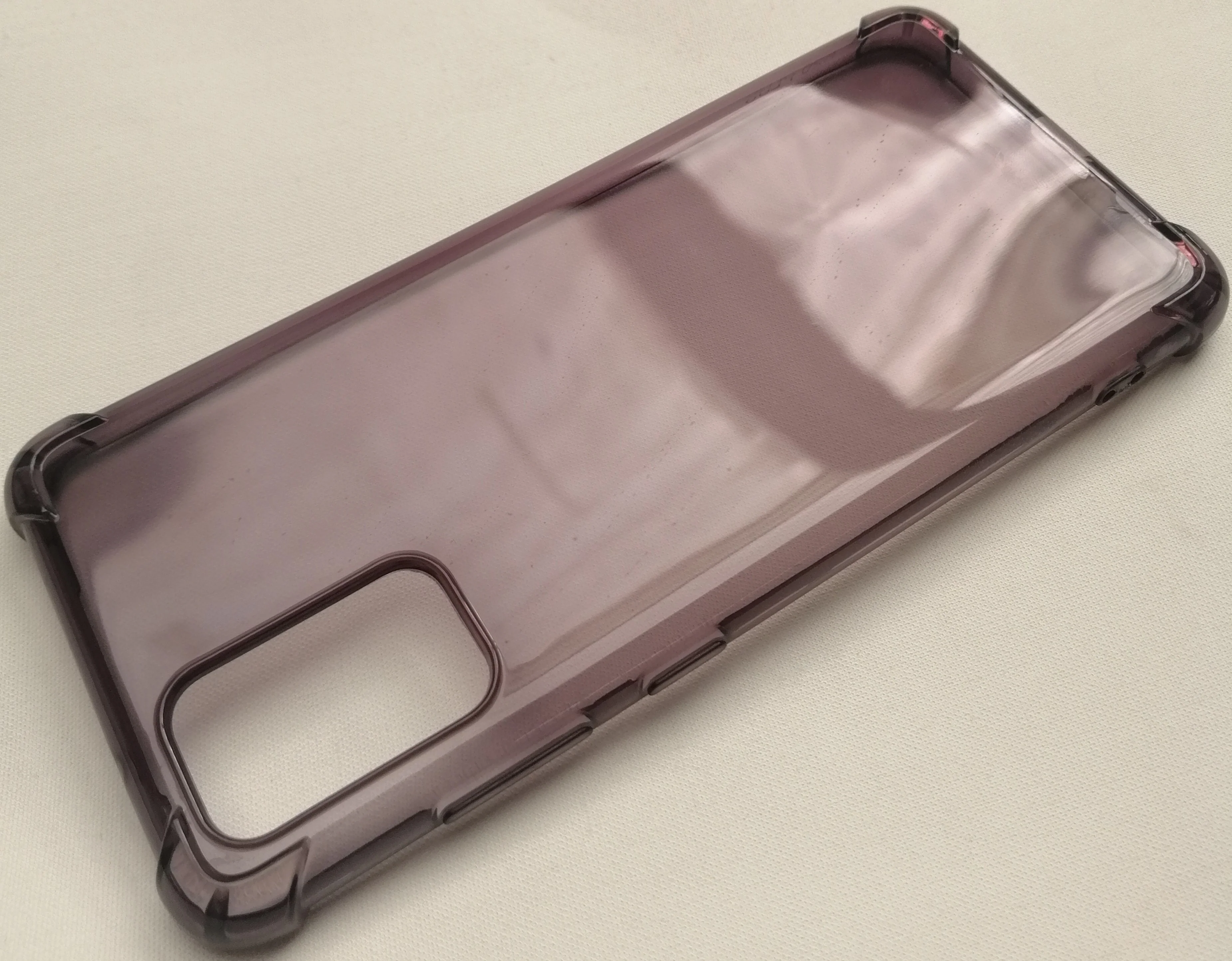 Case For Samsung S20 PLUS Transparent with Bumper & Camera Protection - Image 3