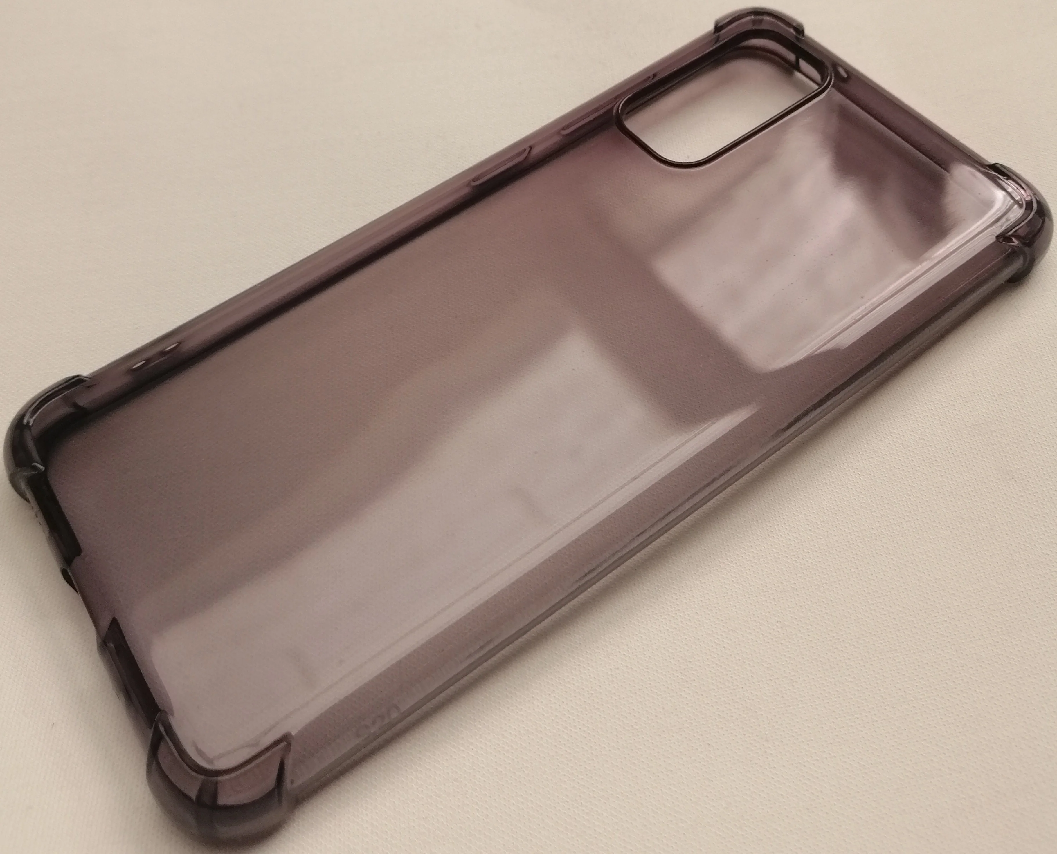 Case For Samsung S20 Transparent with Bumper & Camera Protection - Image 2
