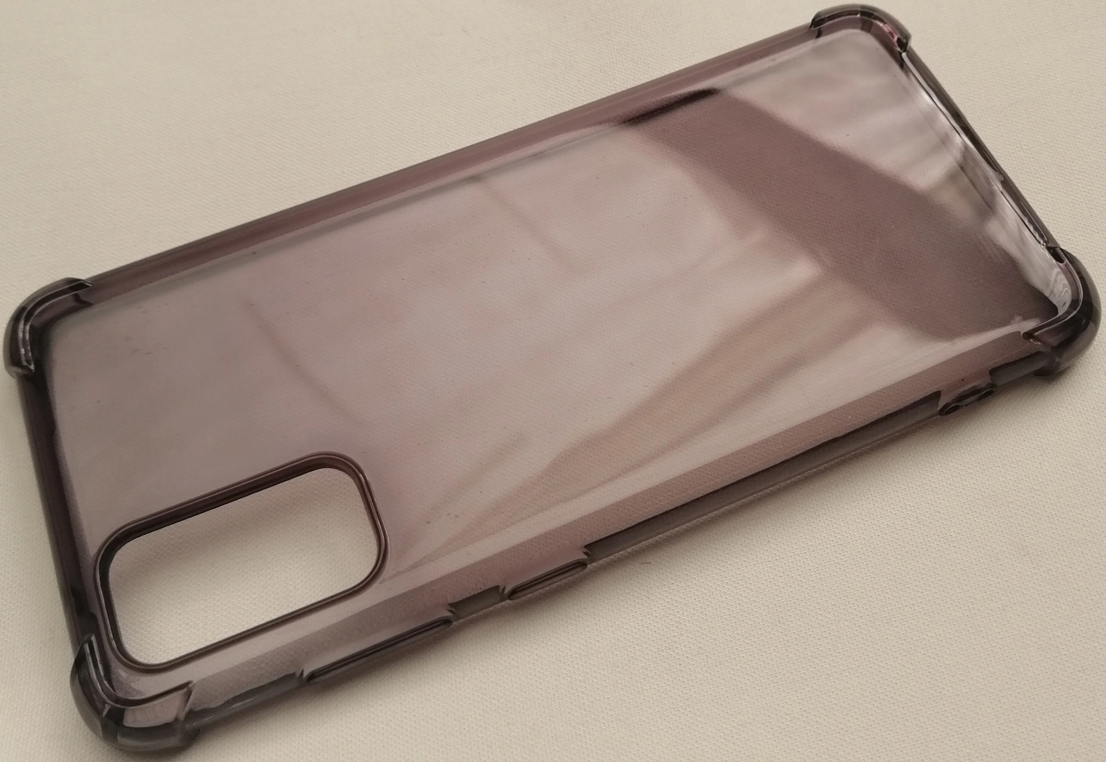 Case For Samsung S20 Transparent with Bumper & Camera Protection - Image 3