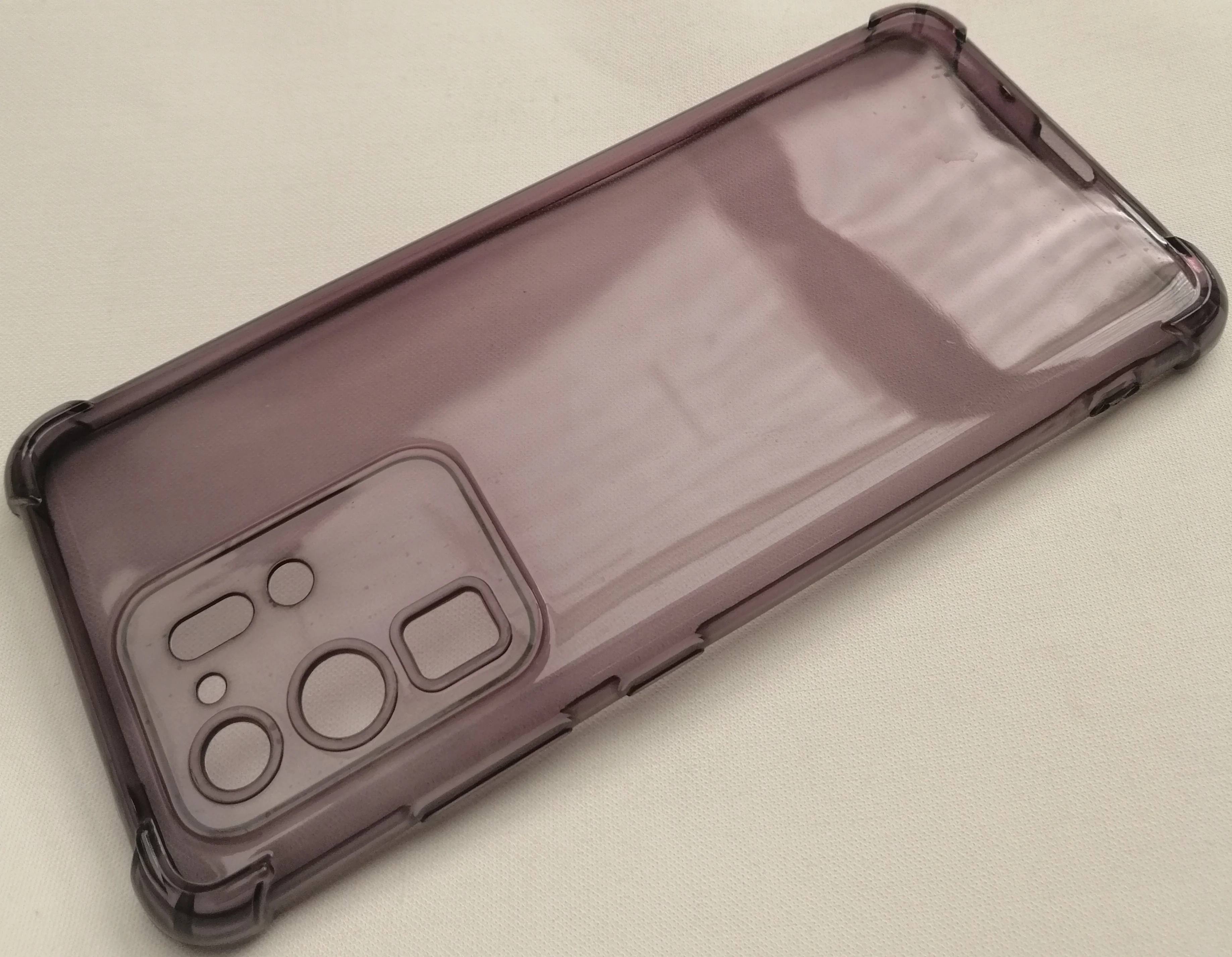 Case For Samsung S20 Ultra Transparent with Bumper & Camera Protection - Image 3