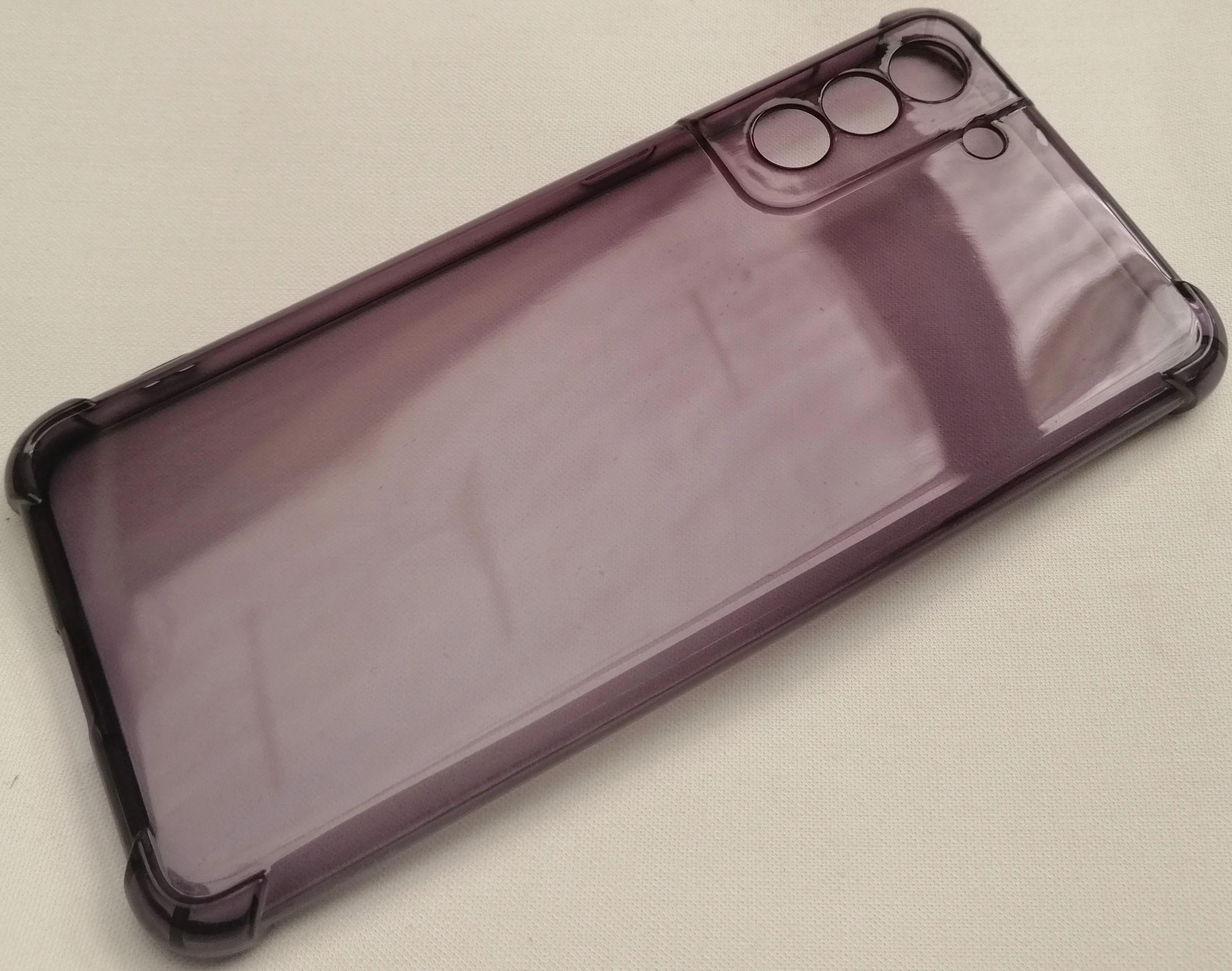 Case For Samsung S21 Plus Transparent with Bumper & Camera Protection - Image 2
