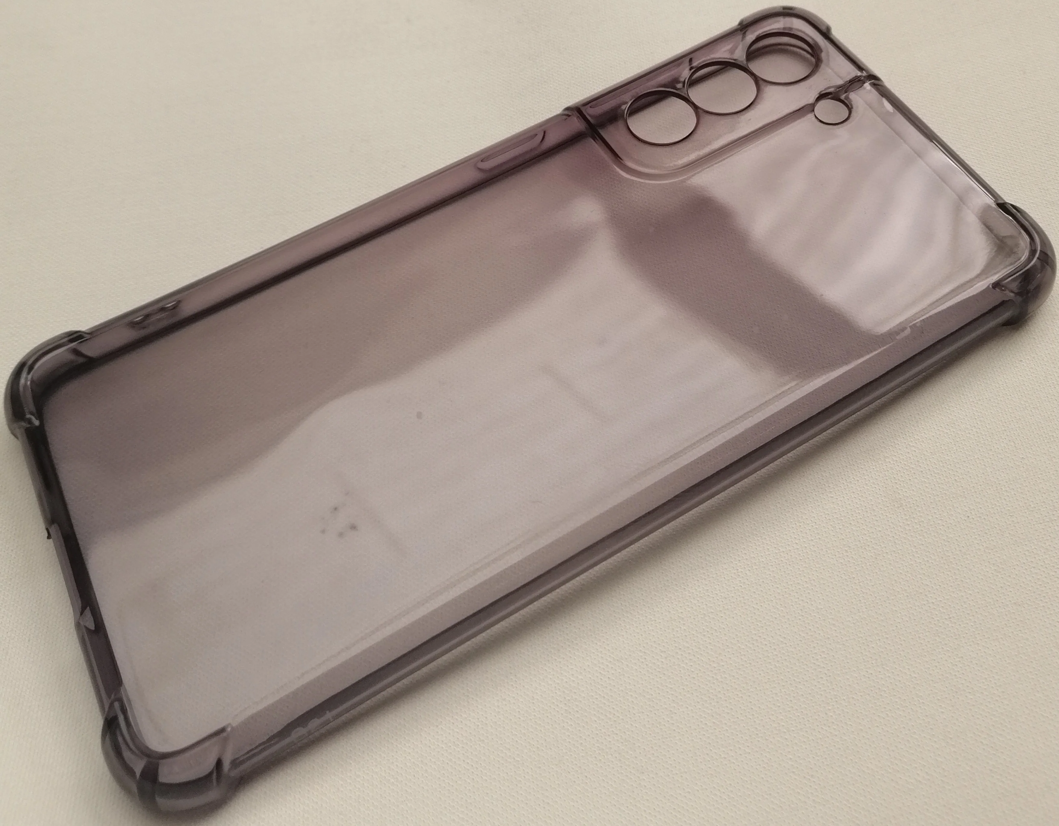 Case For Samsung S21 Transparent with Bumper & Camera Protection - Image 2