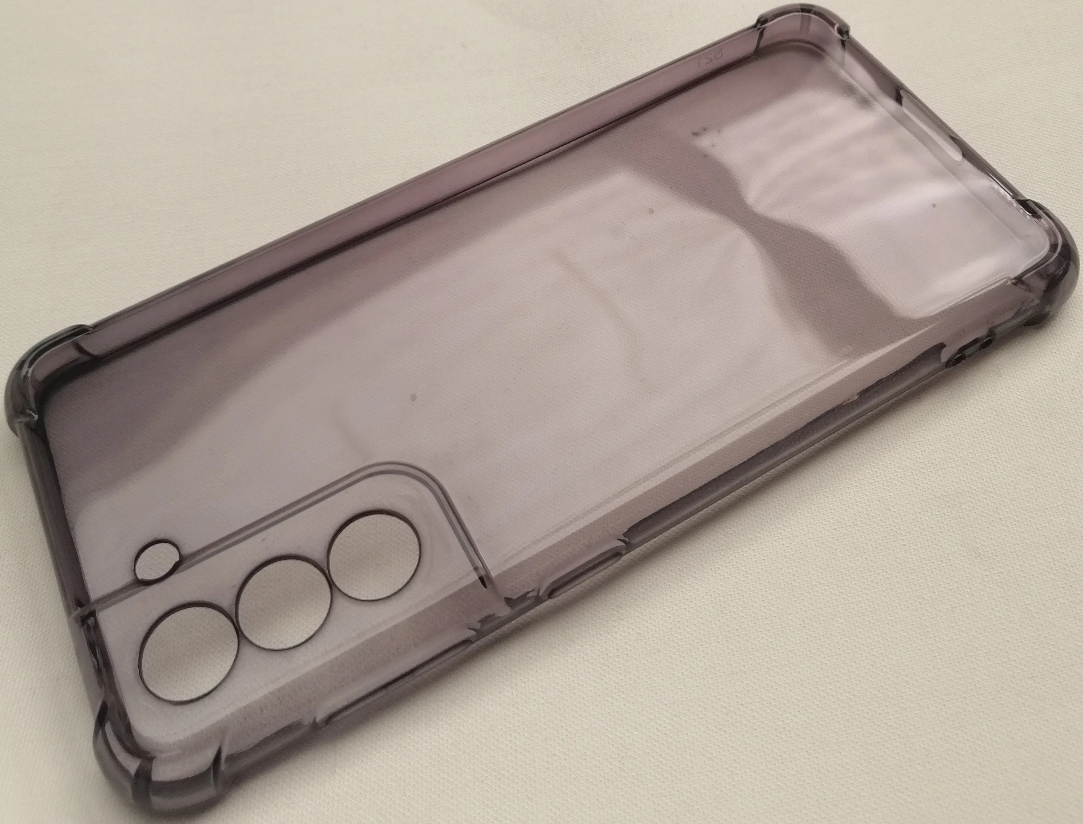 Case For Samsung S21 Transparent with Bumper & Camera Protection - Image 3
